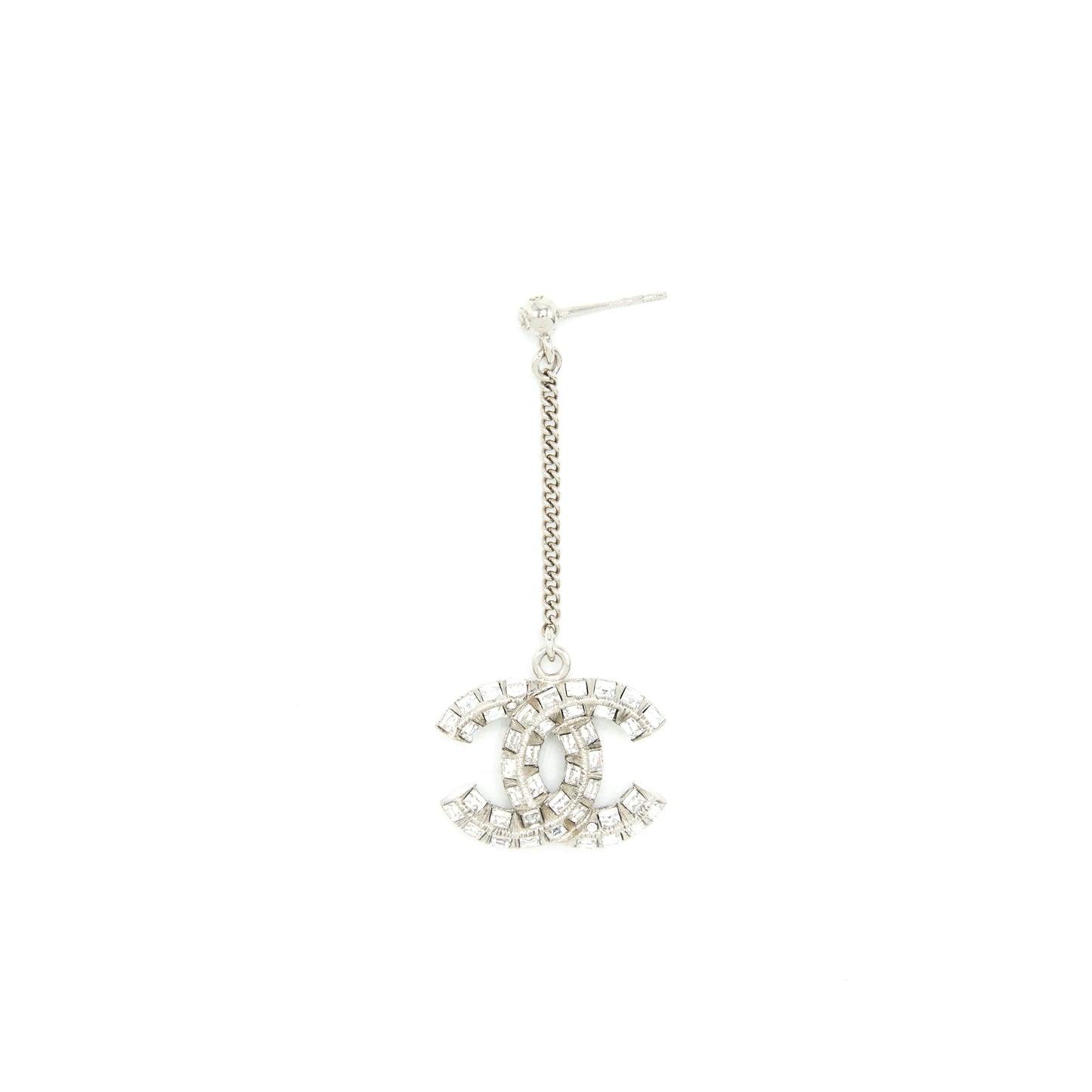 Chanel Crystal Drop Earrings