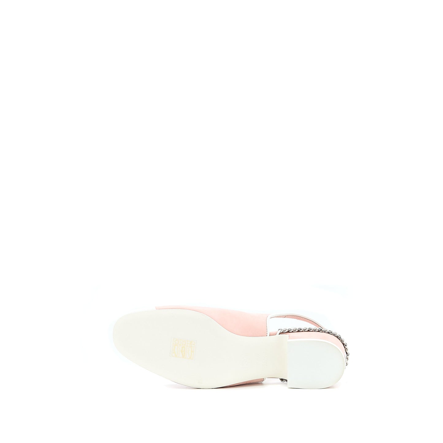 Chanel Size 35.5 Slingback Heel Suede/Patent Pink/White