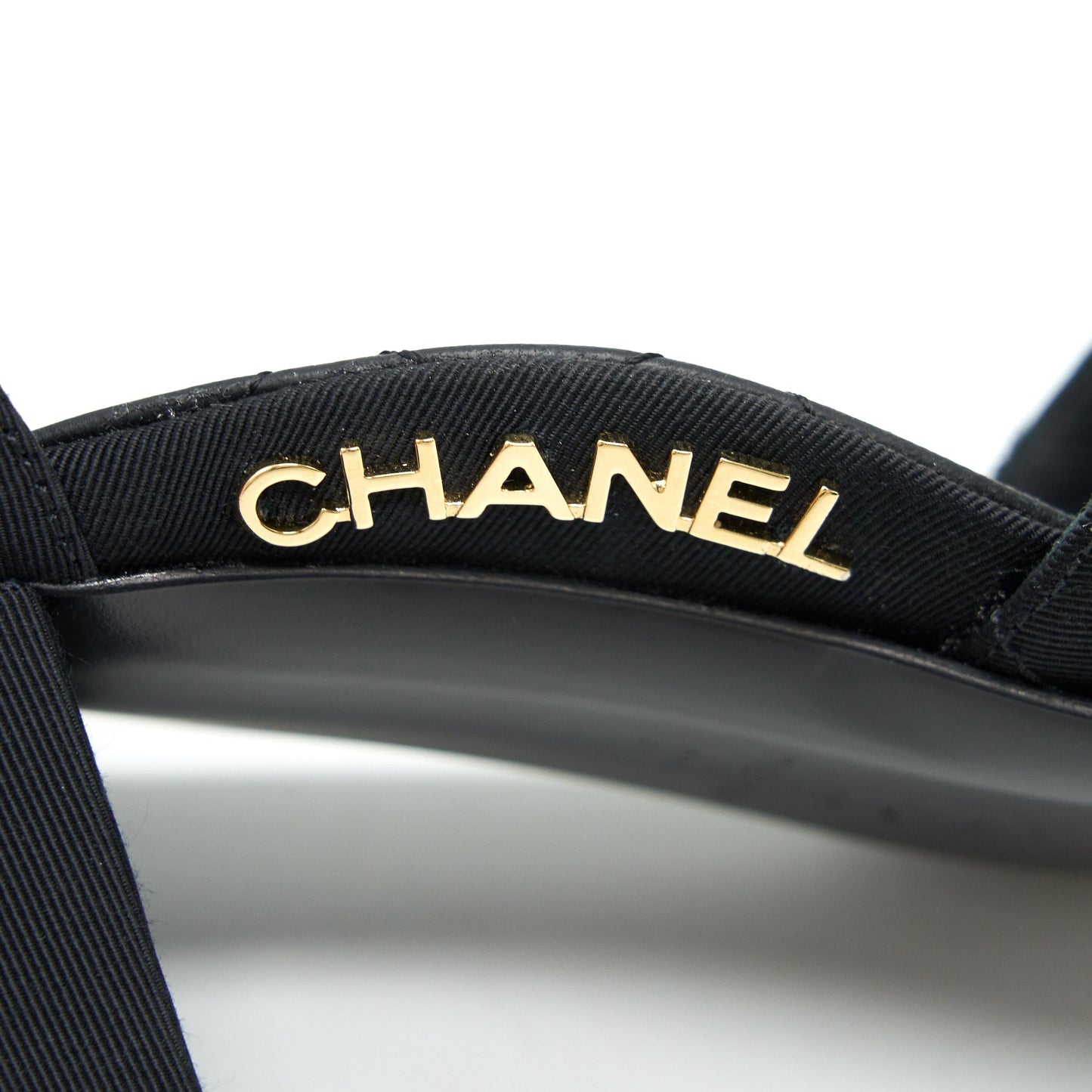Chanel Size 38 Black Low Heel Pumps