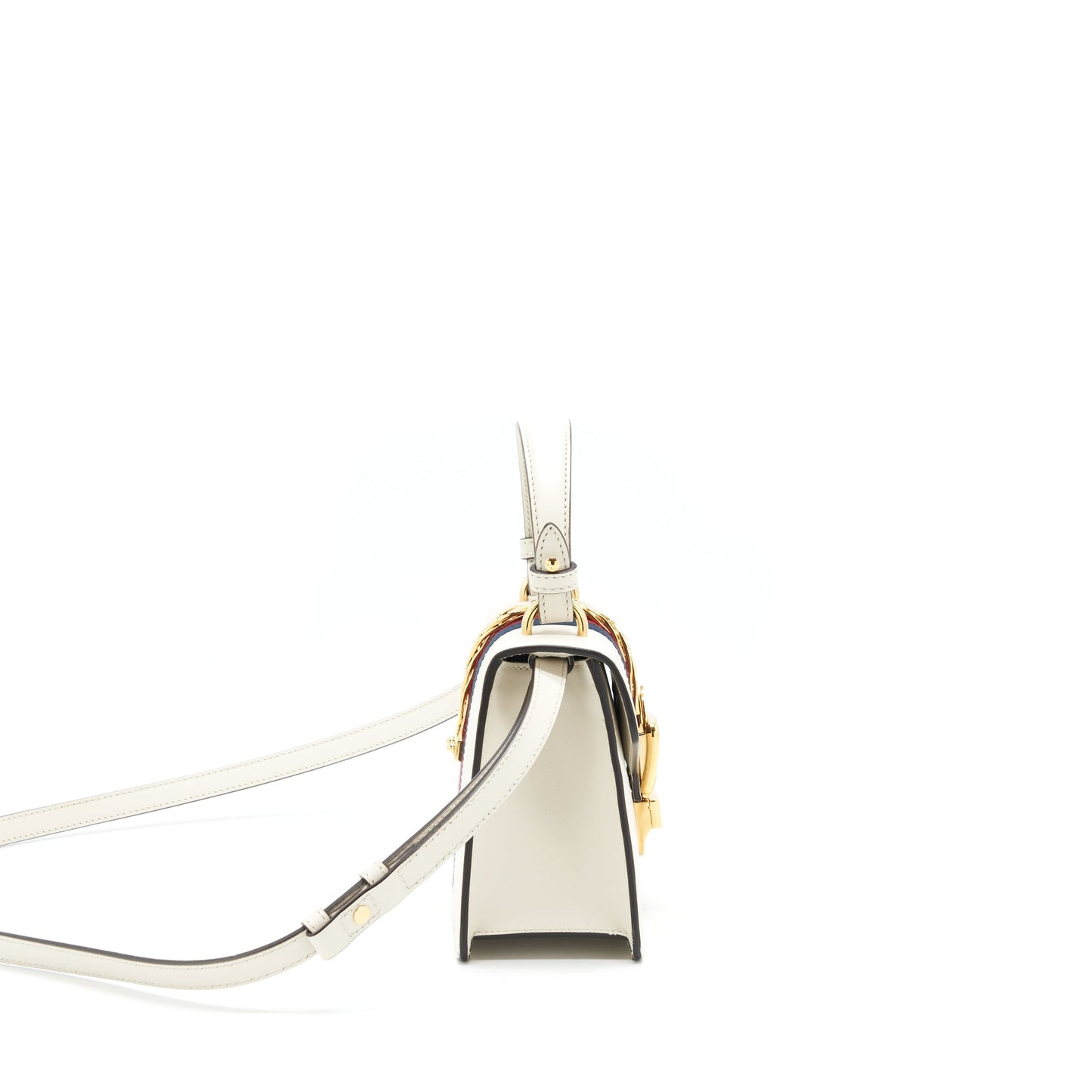 Gucci Mini Top Handle Sylvie Bag White