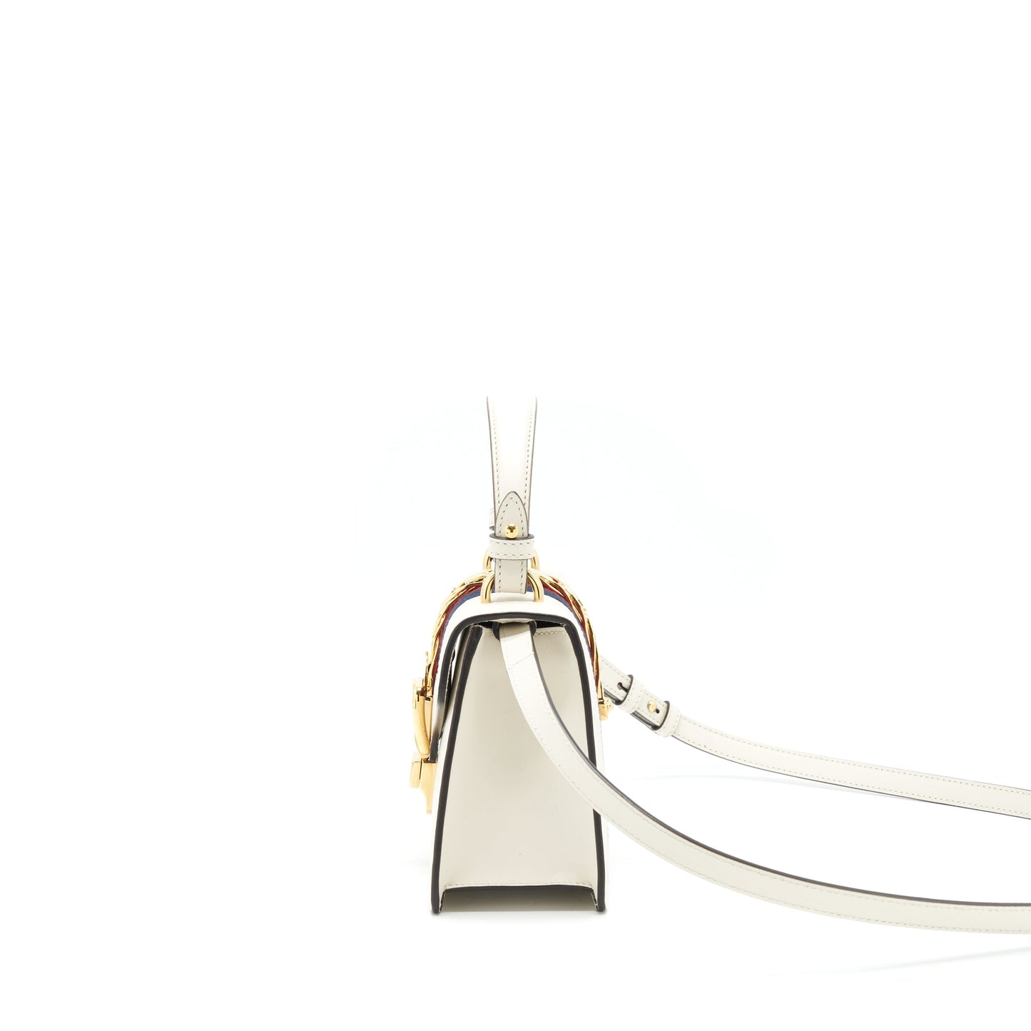 Gucci Mini Top Handle Sylvie Bag White