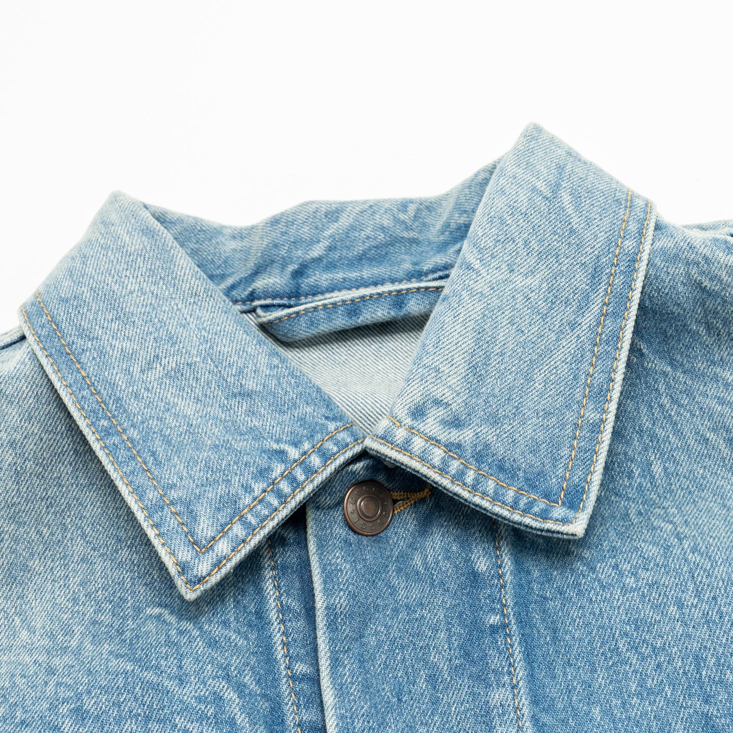 Gucci Size 44 Nautical Logo Pocket Jackie Denim Blue
