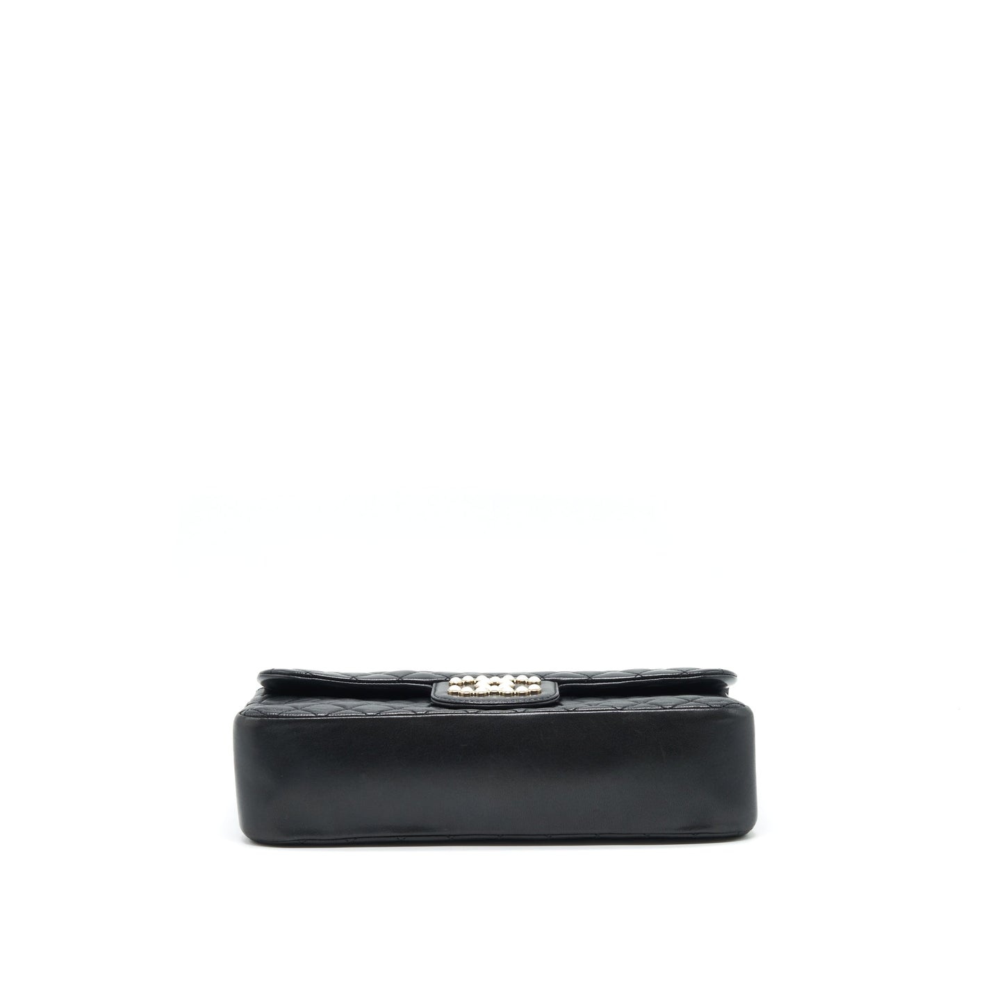 Chanel Westminster Pearl Shoulder Bag Lambskin Black