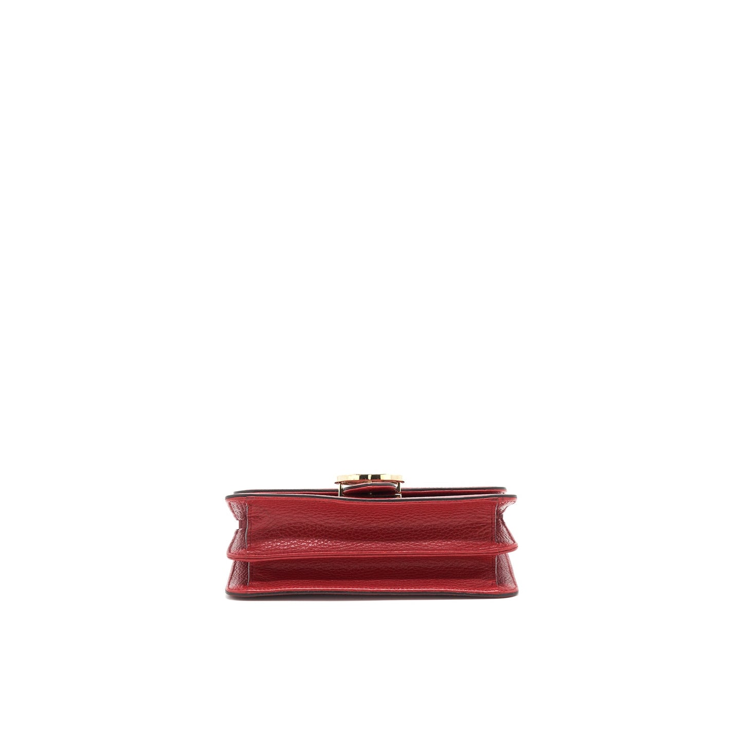 Gucci GG Interlocking Small Chain crossbody Bag Red with L