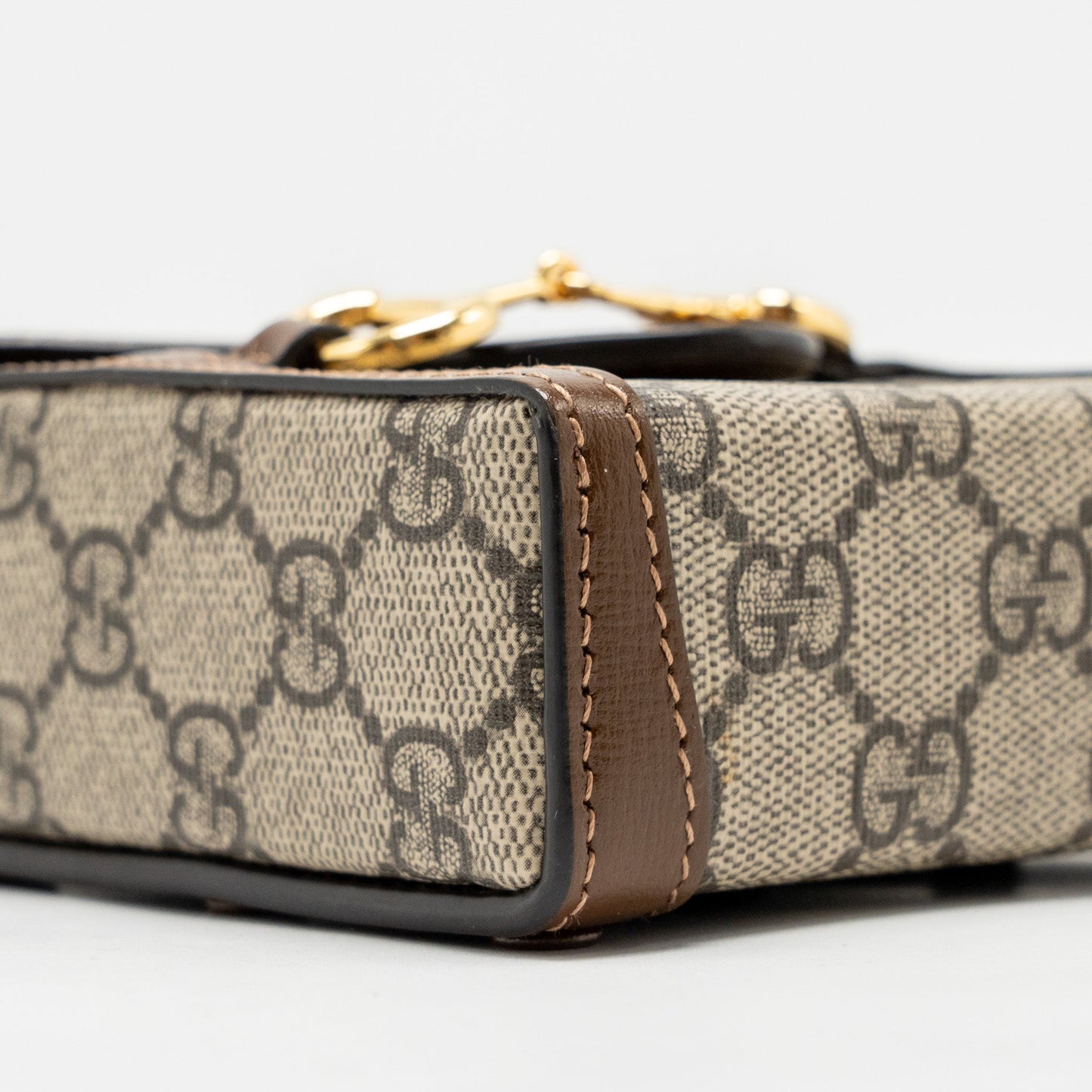 Gucci Horsebit 1955 Mini Bag GG Supreme Canvas Brown/Multicoloured