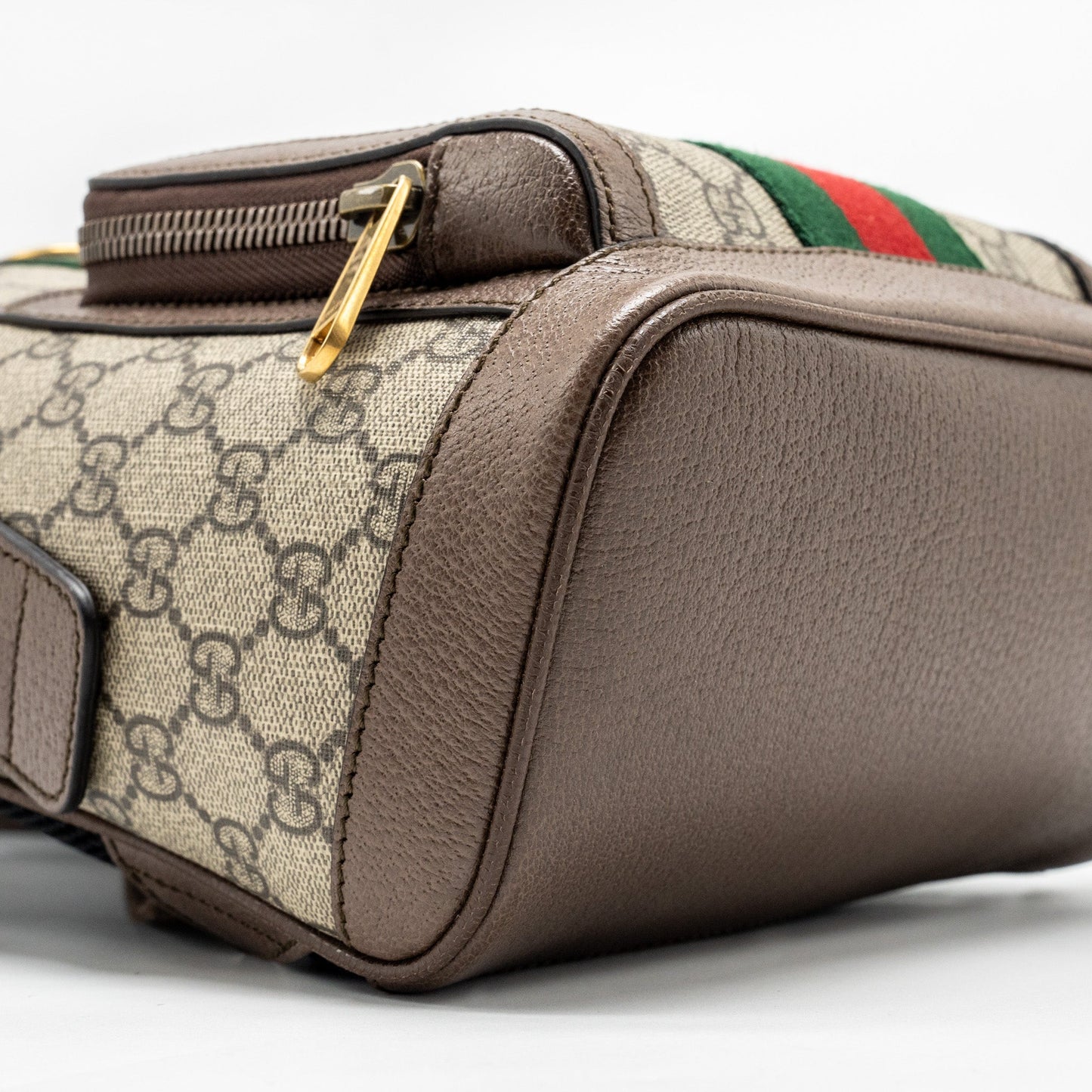 Gucci Ophidia GG Small Backpack GG supreme canvas brown