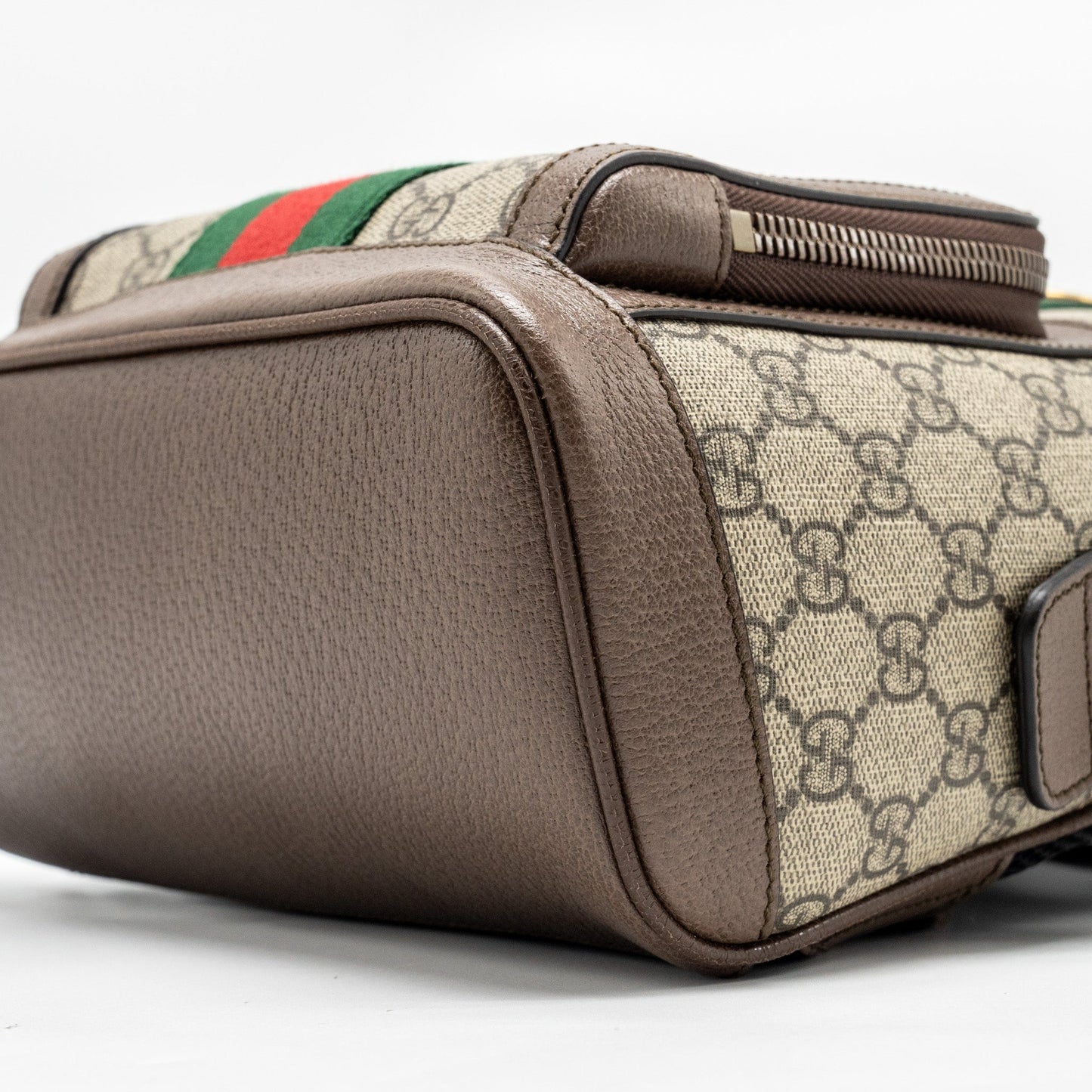 Gucci Ophidia GG Small Backpack GG supreme canvas brown
