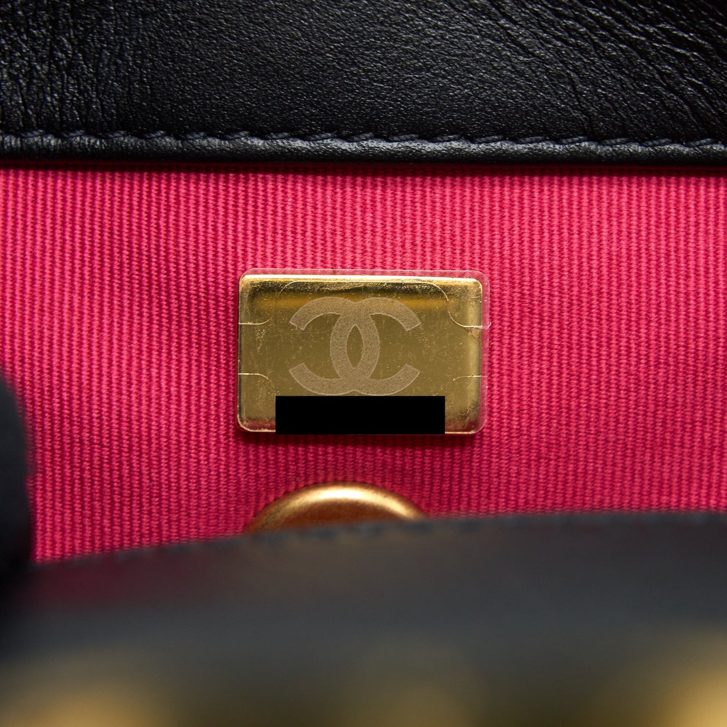 Chanel 22S Seasonal Flap Bag Calfskin Black Brushed
