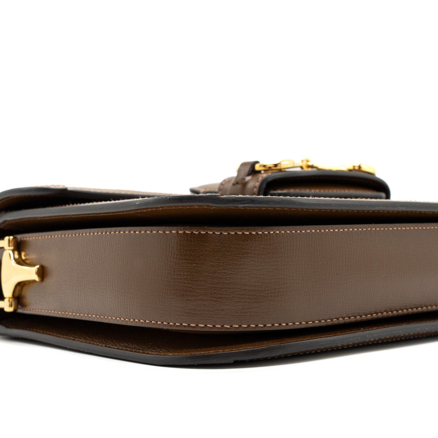 Gucci Horsebit 1955 Shoulder Bag GG Supreme Canvas / Leather Brown