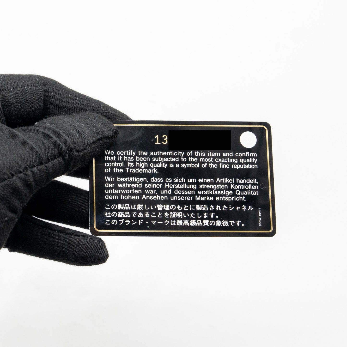 Chanel Medium classic double flap bag caviar Black
