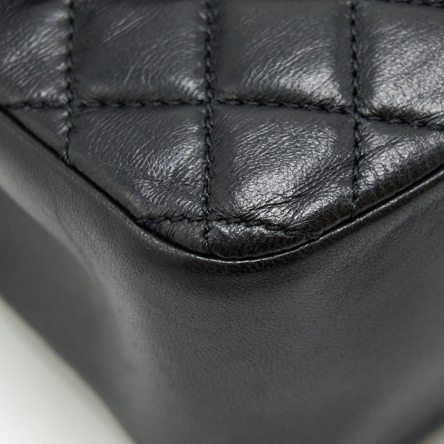 Chanel Westminster Pearl Shoulder Bag Lambskin Black