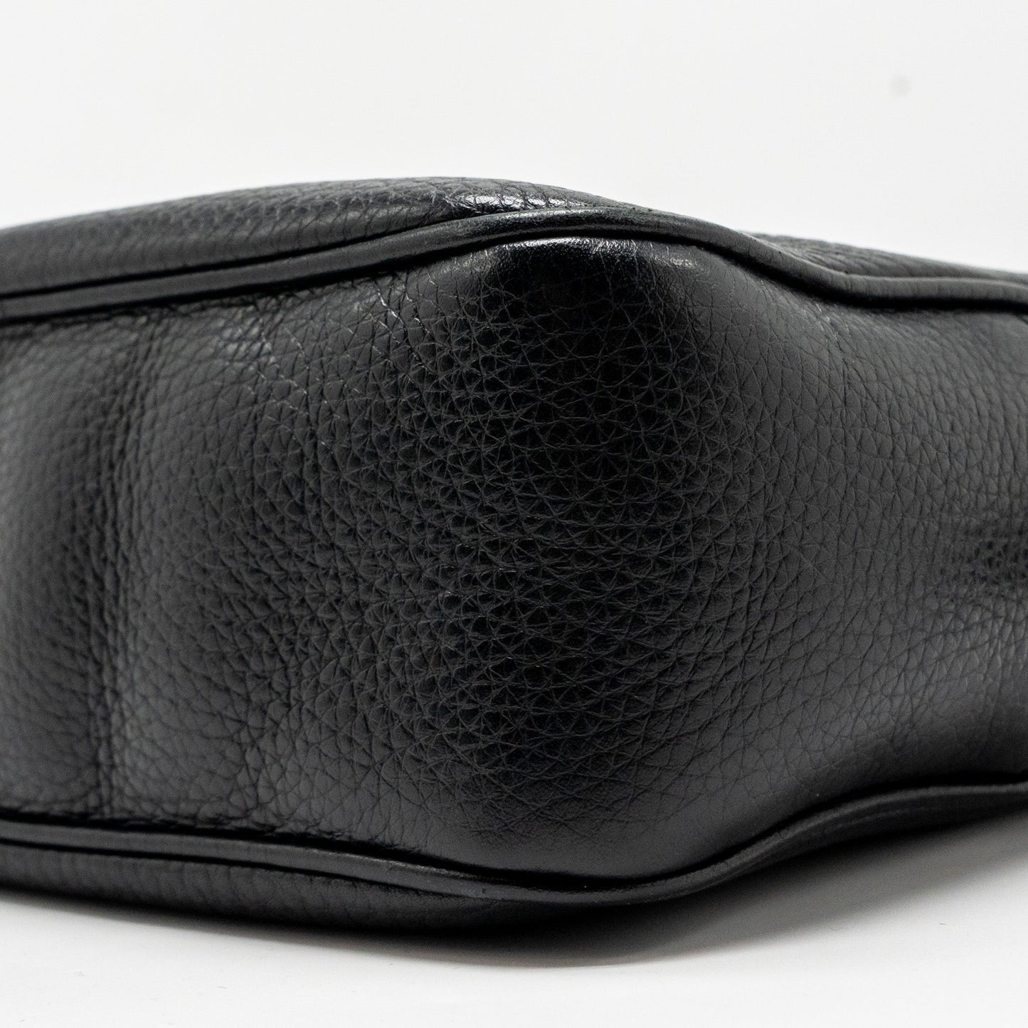 Gucci Soho Disco Camera Crossbody Bag Calfskin Black L