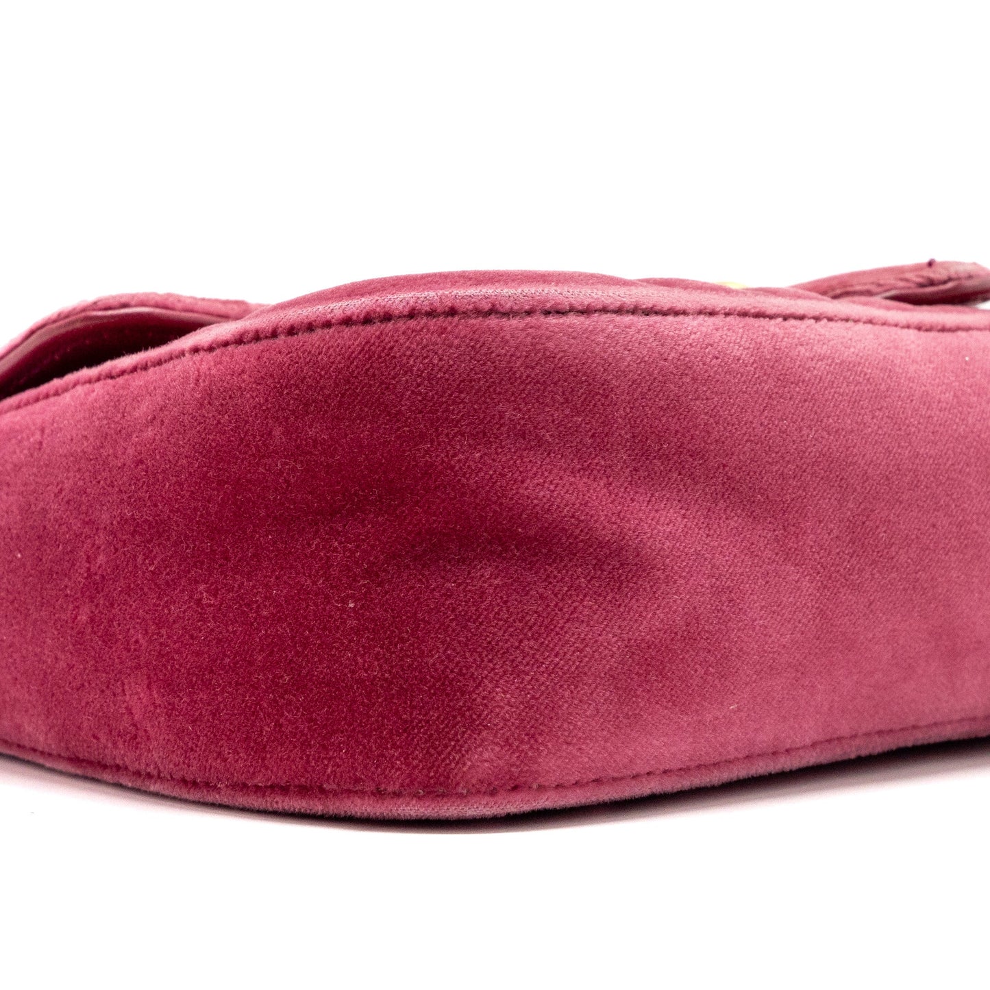 Gucci Mini GG Marmont Shoulder Bag Velvet Pink