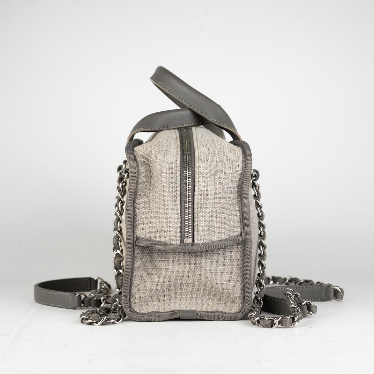 11/7 DOTD- Chanel Deauville Bowling Bag Grey