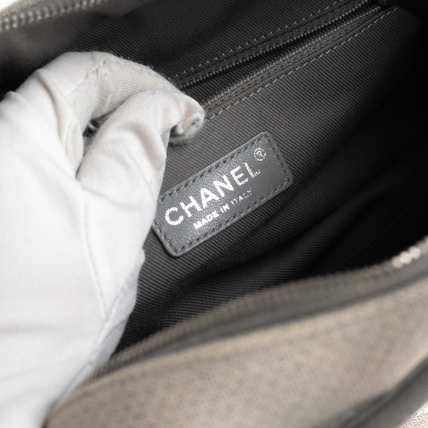11/7 DOTD- Chanel Deauville Bowling Bag Grey