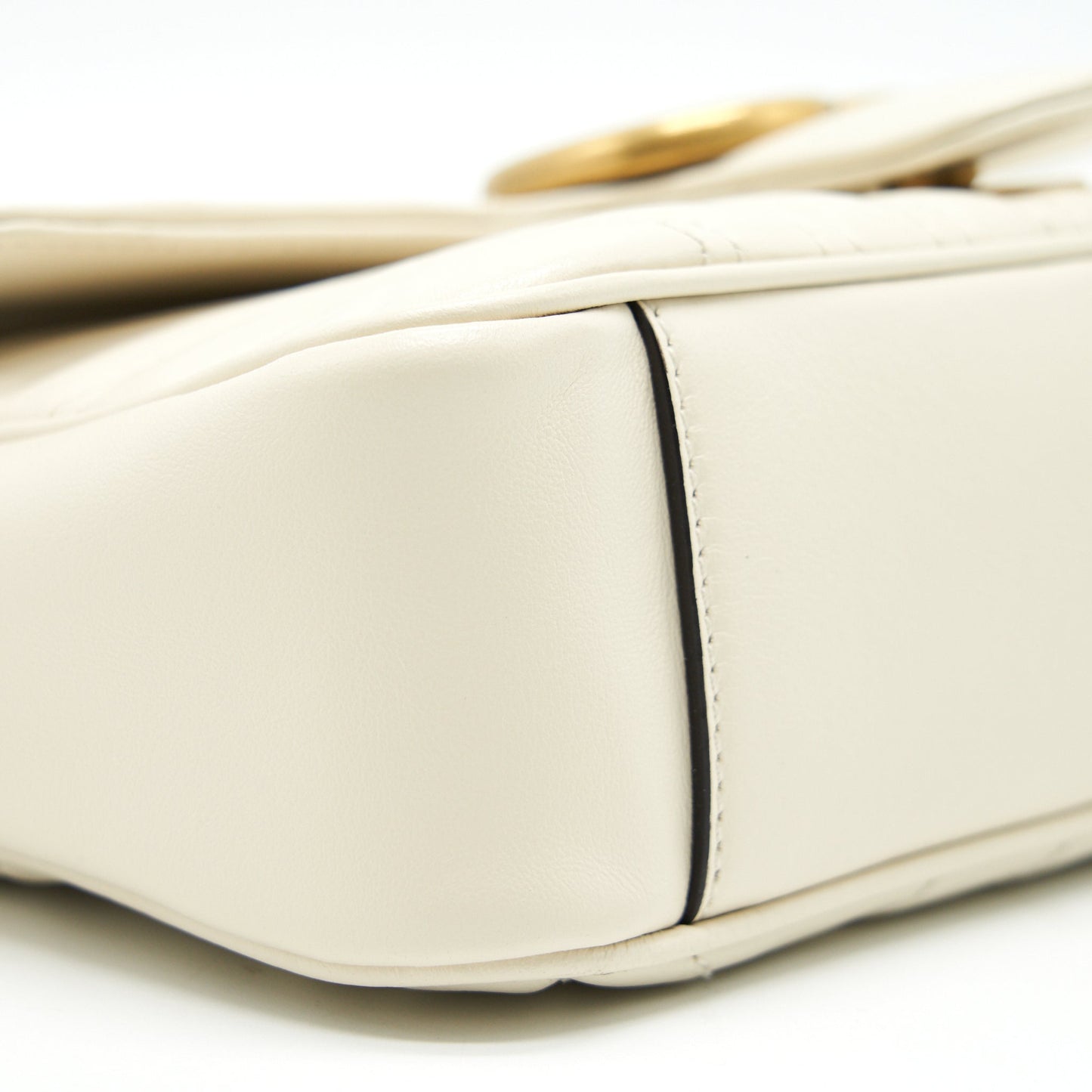 GUCCI GG MINI MARMONT CREAM WHITE