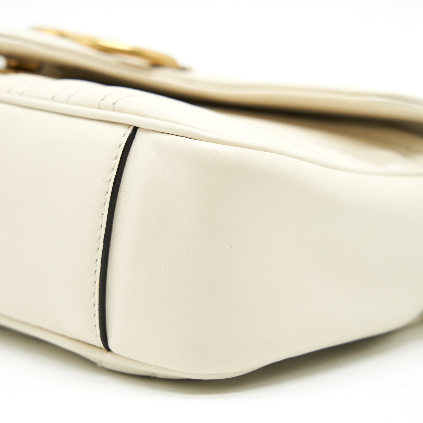 GUCCI GG MINI MARMONT CREAM WHITE