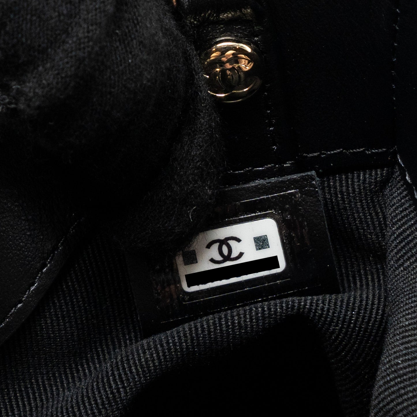 Chanel 24c Mini 31 Clutch With Chain Shiny Calfskin Black L(Microchip)