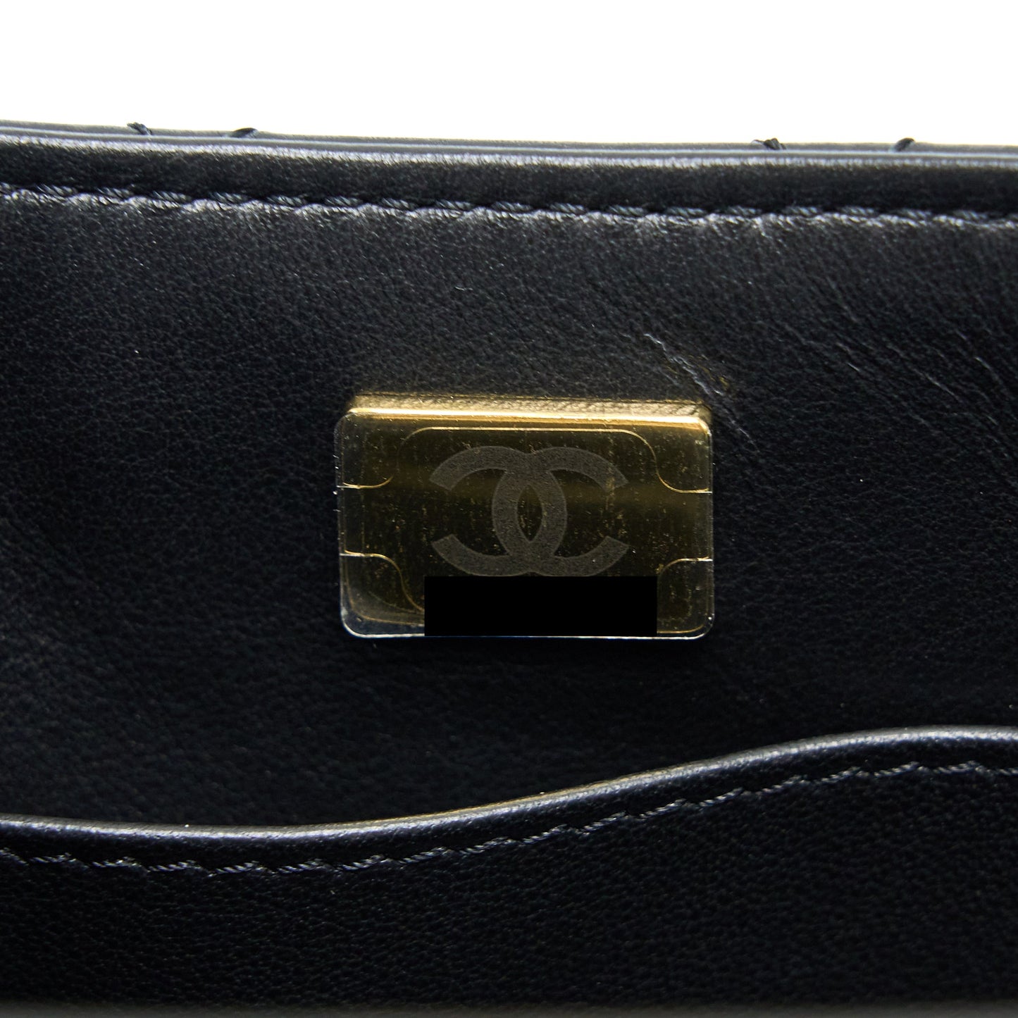 Chanel 22K Retro Classic New Square Mini Flap Bag Goatskin Black (Microchip)