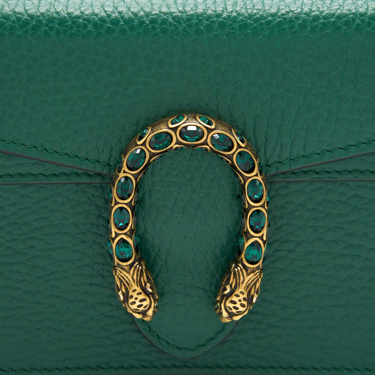 Gucci Dionysus Super Mini Bag Green Gold/Sliver Hardware