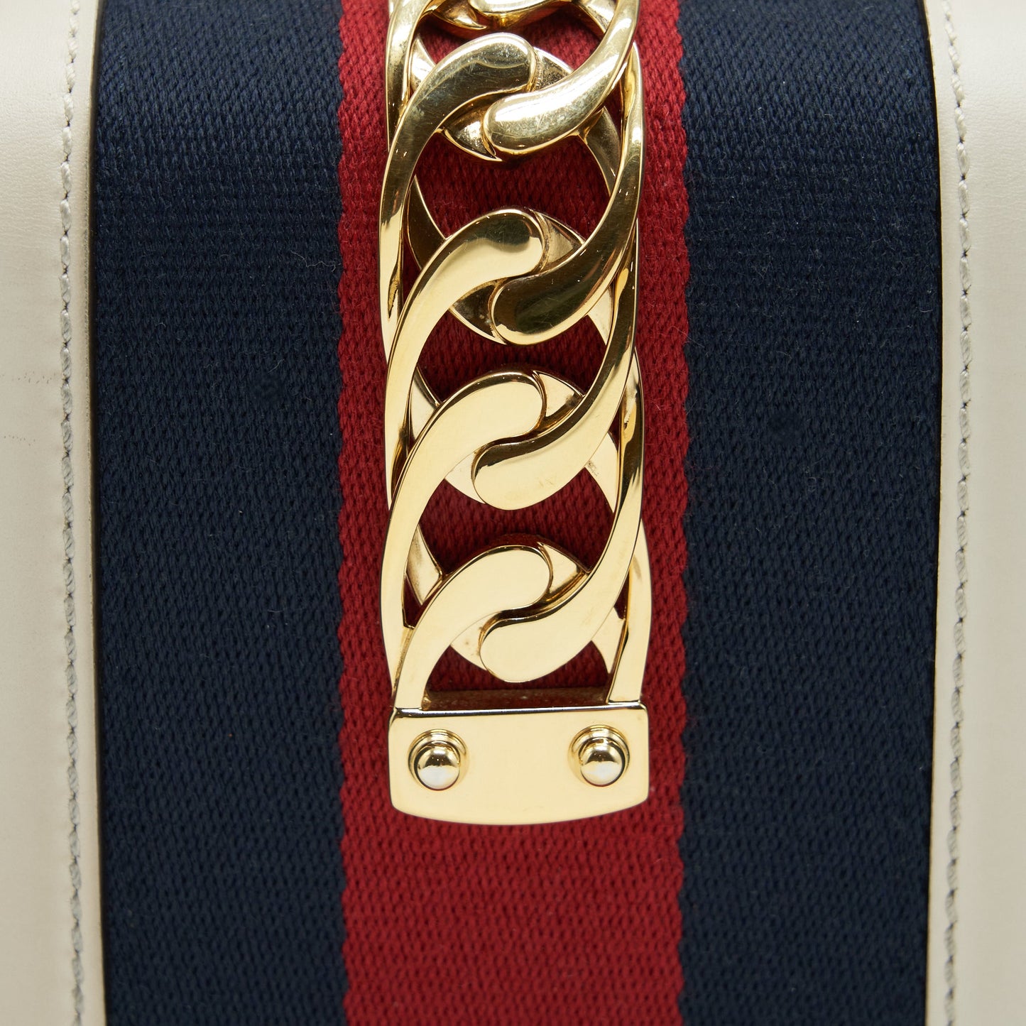 Gucci Mini Top Handle Sylvie Bag White