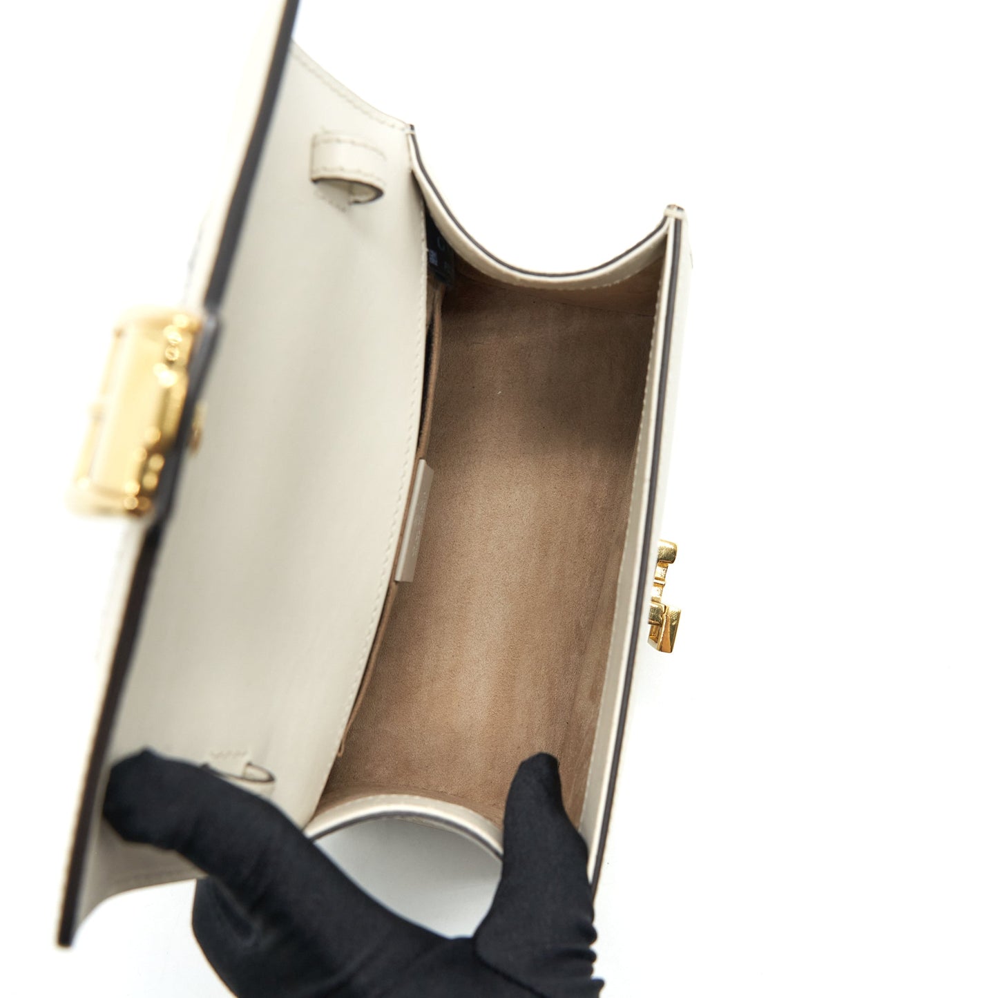 Gucci Mini Top Handle Sylvie Bag White