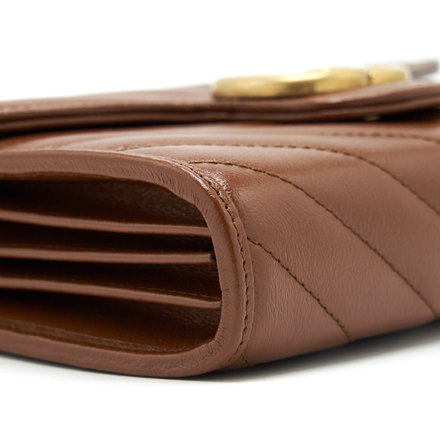 Gucci GG Marmont Matelasse Mini Bag Calfskin Brown