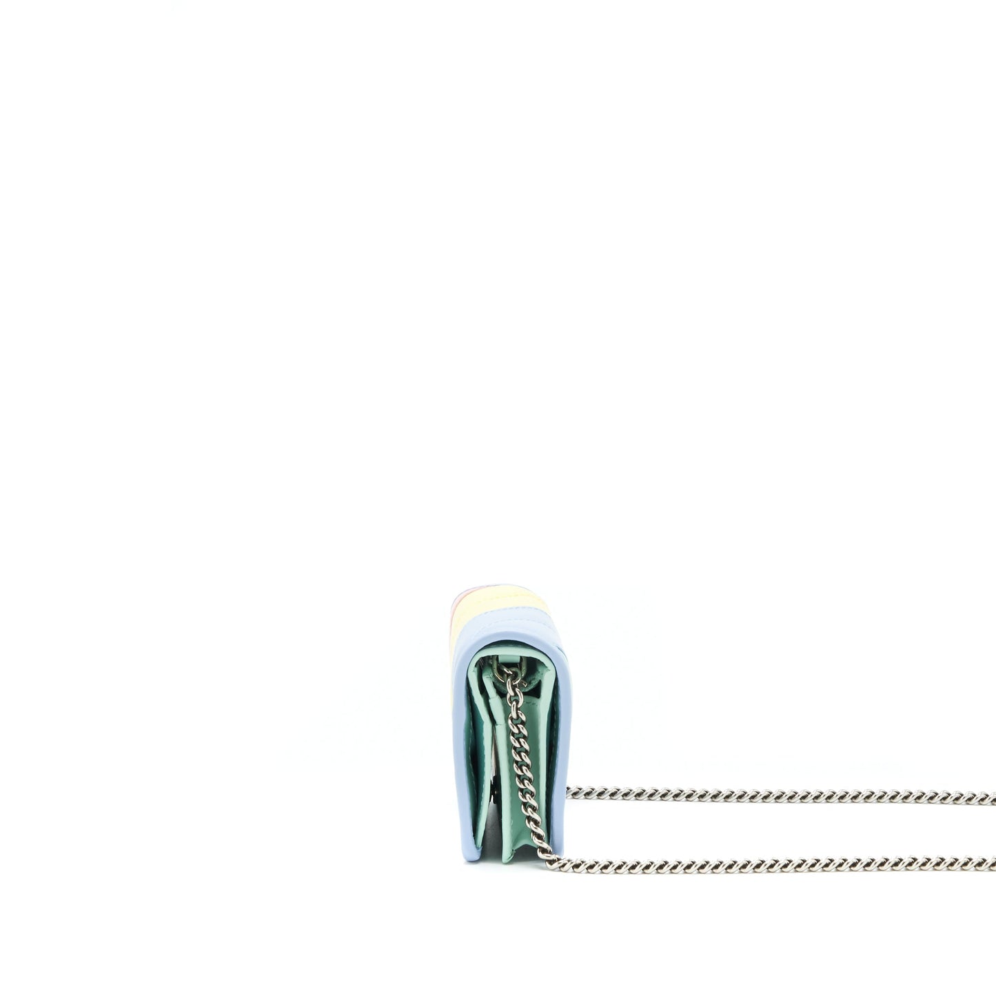 Gucci Pastel Marmont Cardholder on Chain SHW