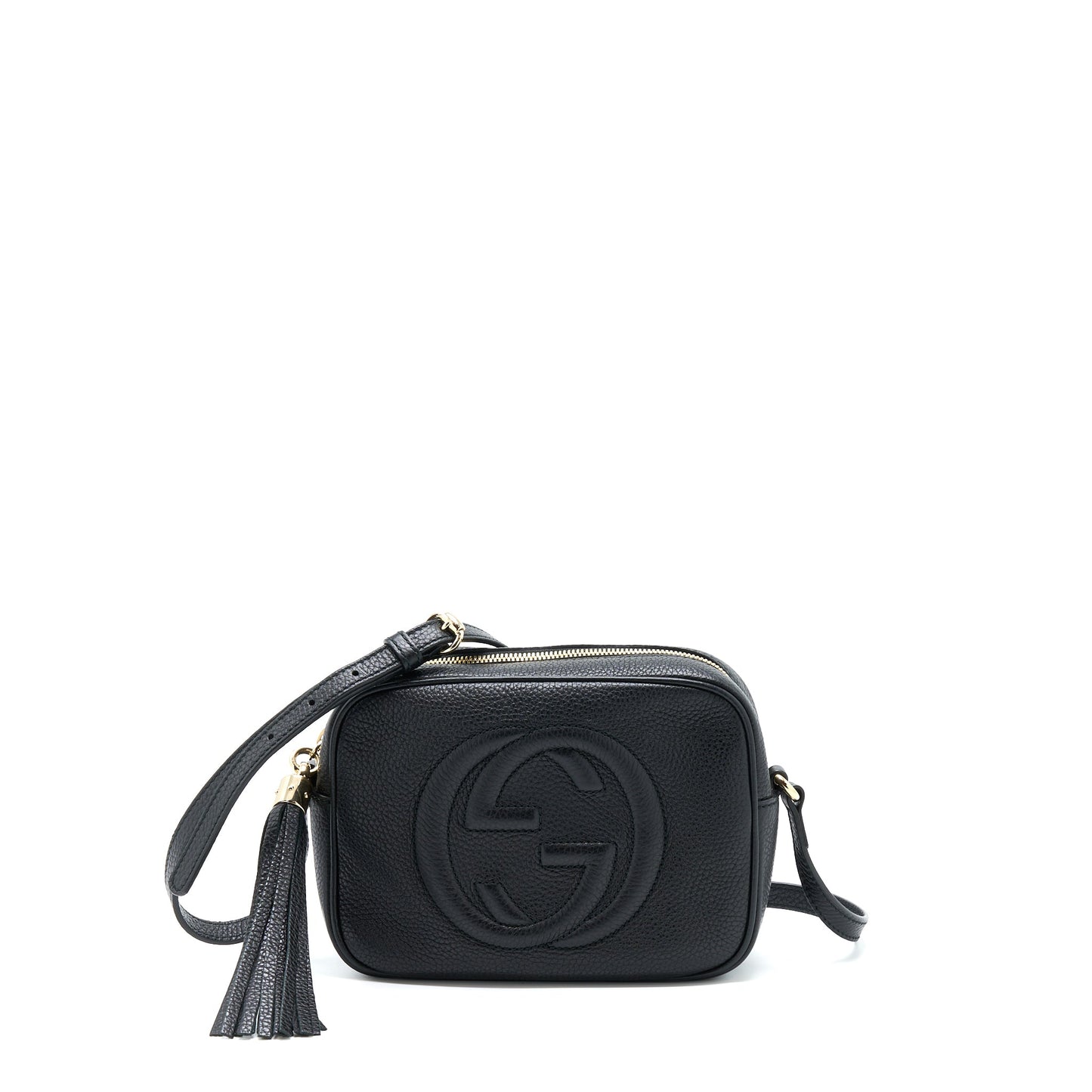 Gucci Soho Camera Disco Bag Calfskin Black