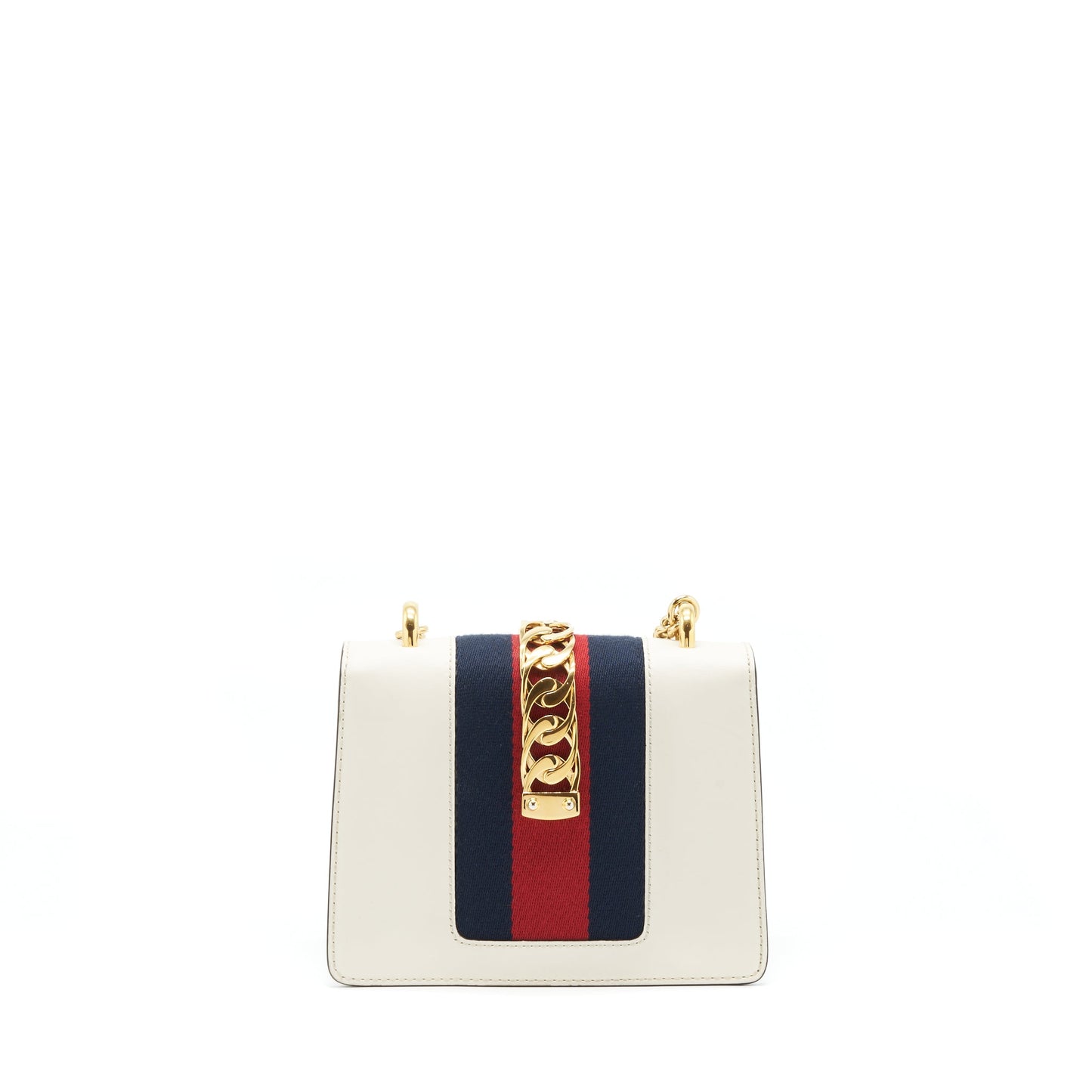 Gucci Mini Sylvie Chain Bag White