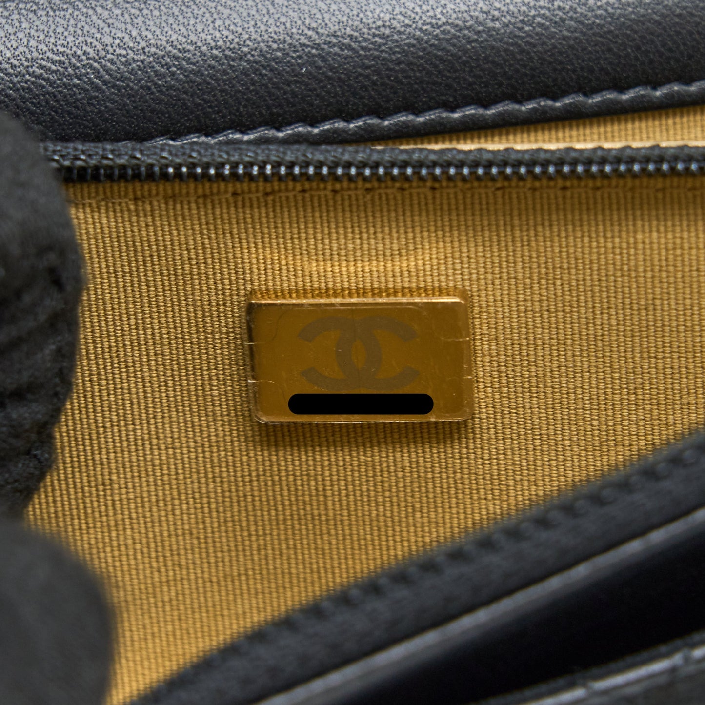 Chanel Pearl Crush Wallet On Chain Lambskin Black Brushed (Microchip)