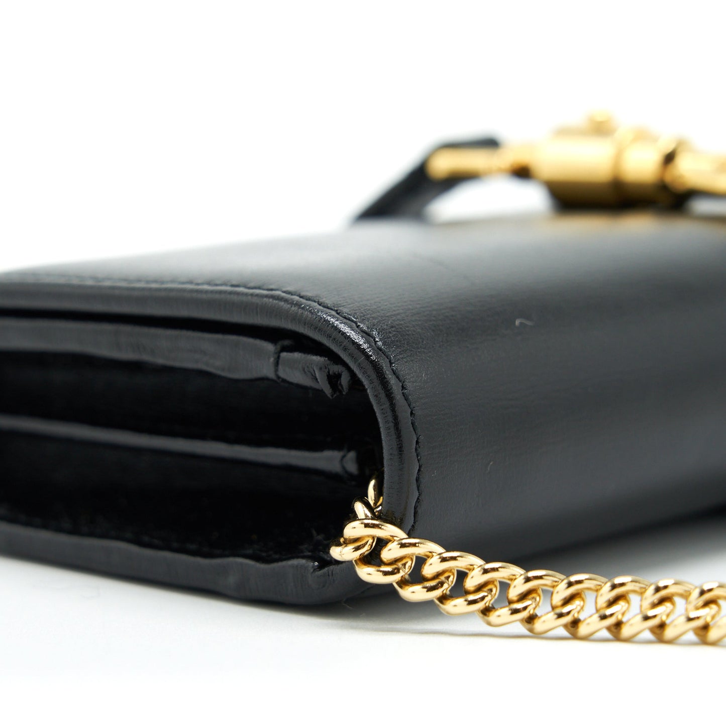 Gucci Jackie 1961 Chain Wallet Black