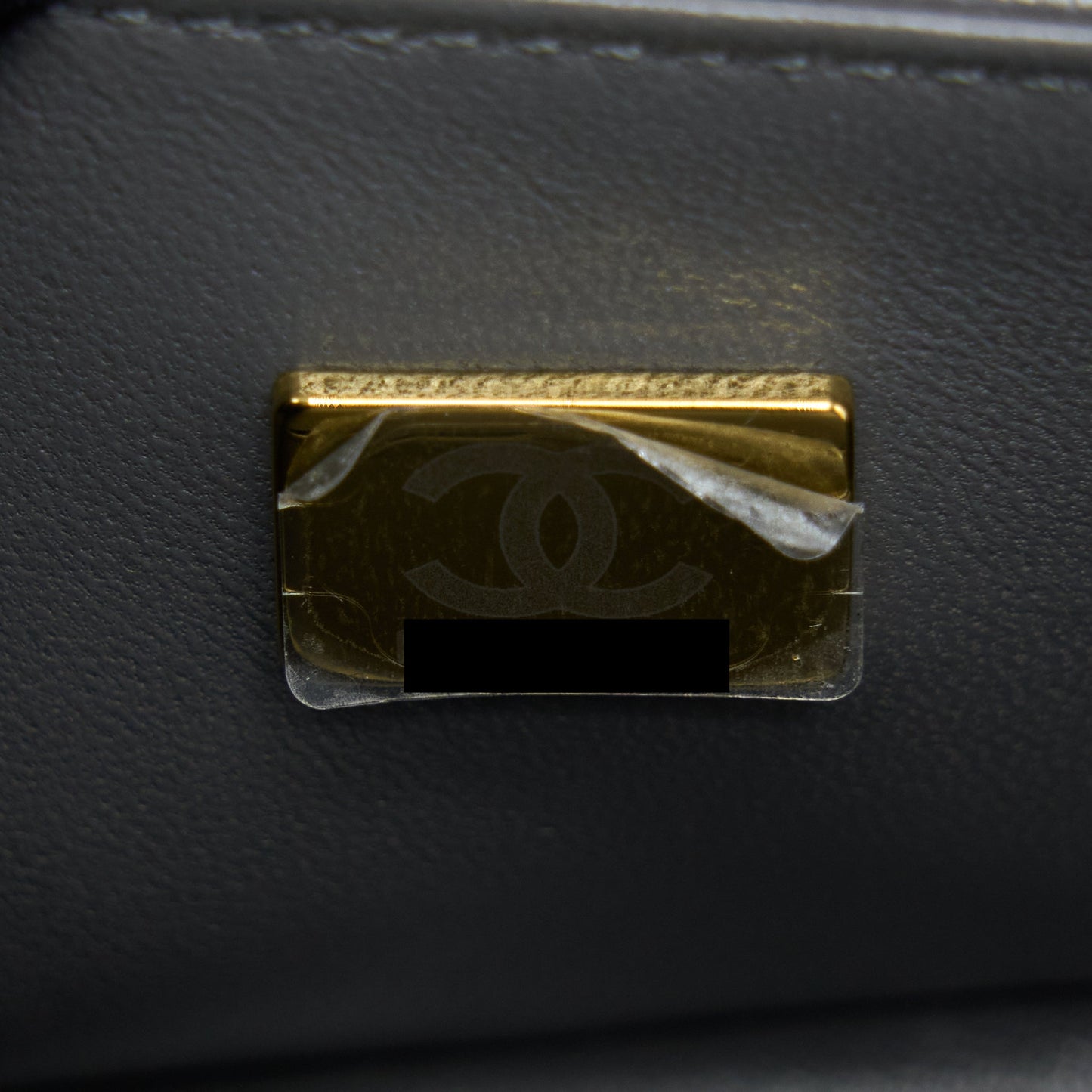 Chanel Mini Boy Bag Caviar Grey Brushed (Microchip)
