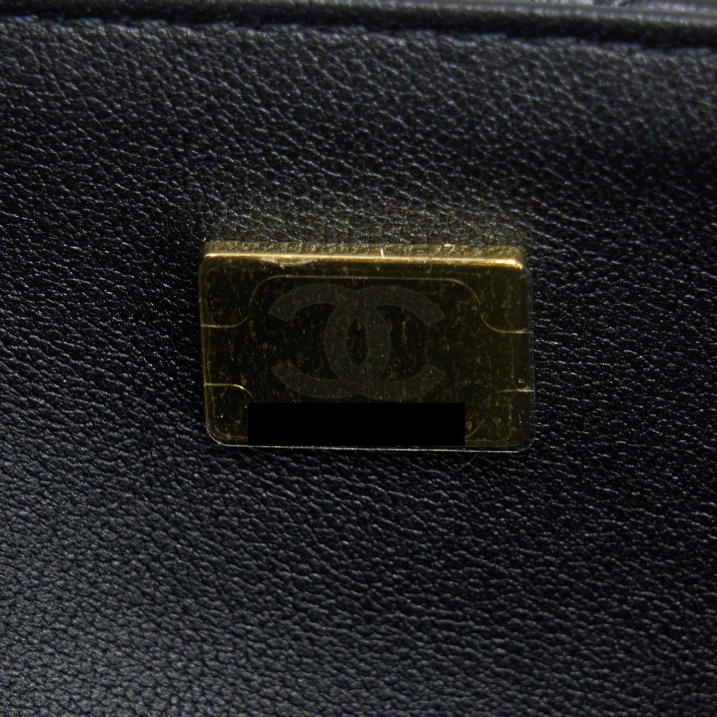 Chanel Mini 2.55 Reissue Flap Bag Aged Calfskin Black Brushed (Microchip)