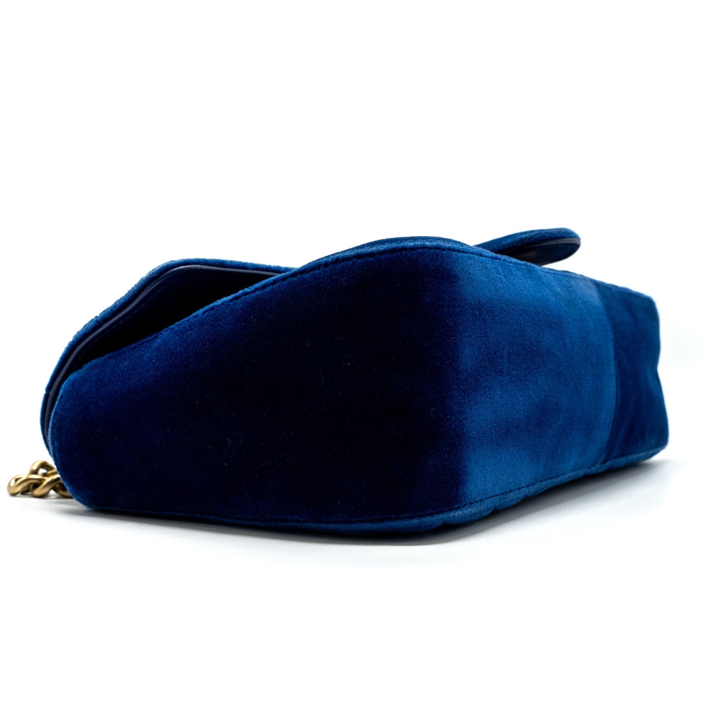 Gucci GG marmont shoulder bag velvet blue