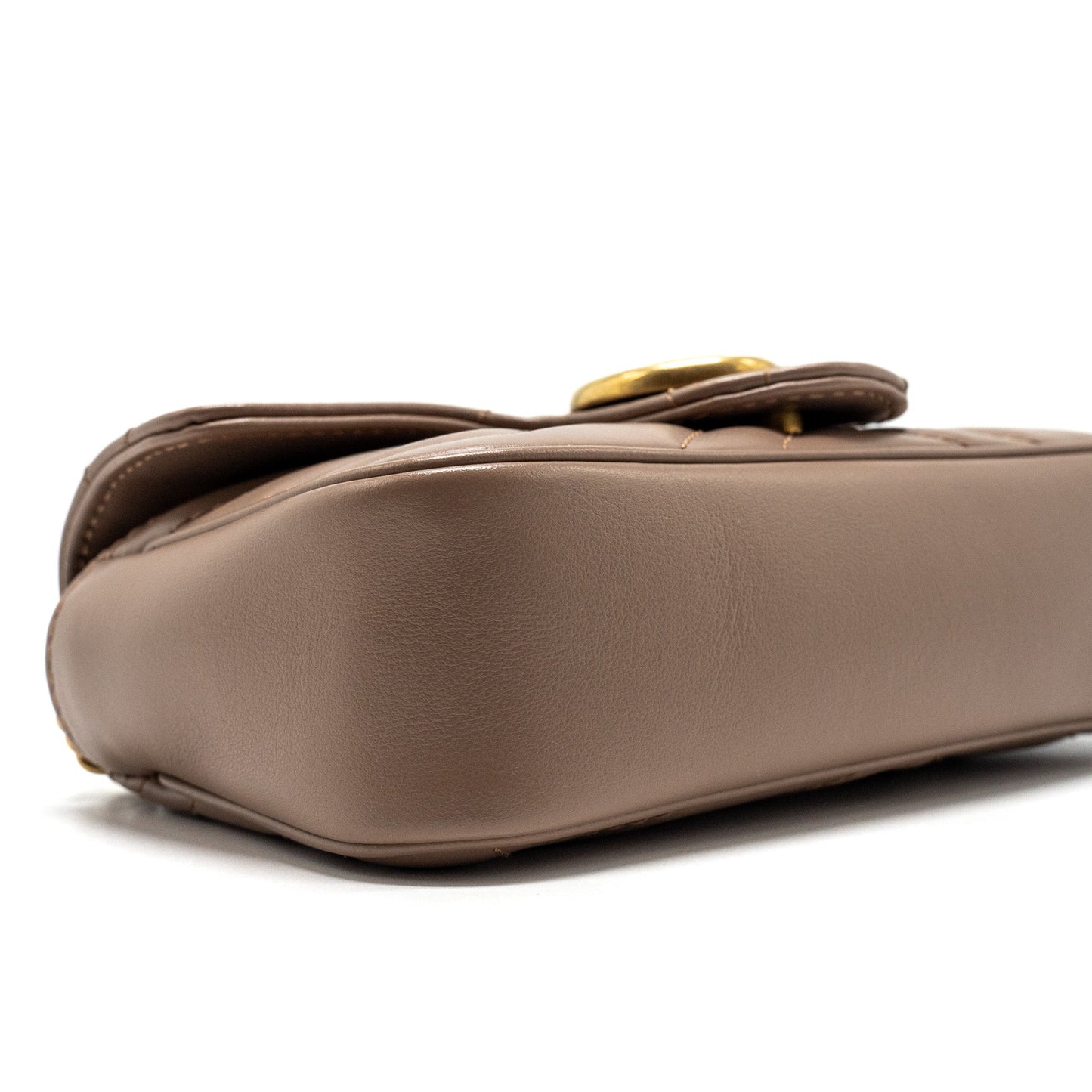 Gucci GG Marmont Super Mini Bag Calfskin Beige