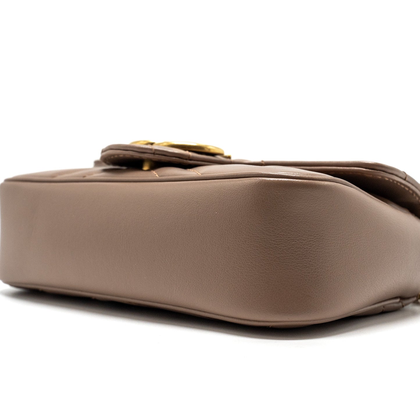 Gucci GG Marmont Super Mini Bag Calfskin Beige