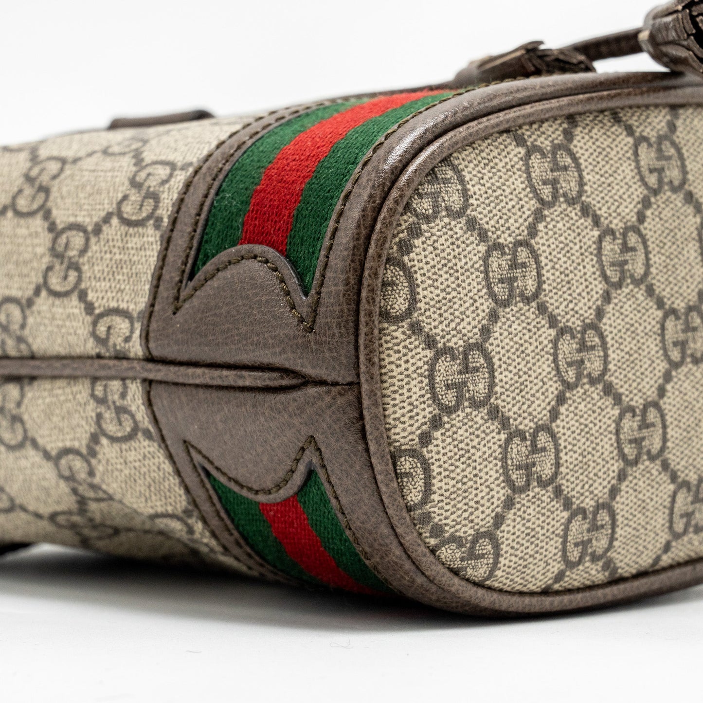 Gucci Ophidia mini Bucket Bag GG Supreme Canvas Beige / Ebony