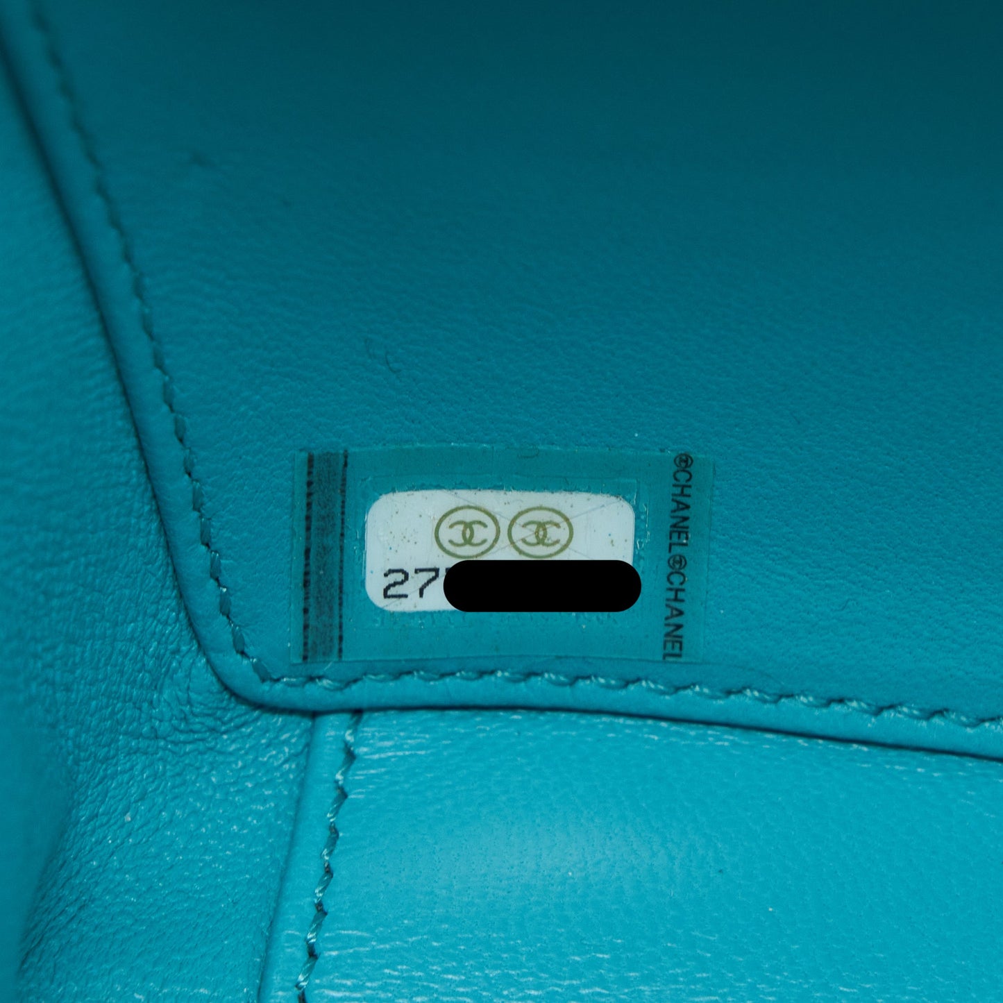 Chanel 19K Ski Gondola Evening Bag Light Blue