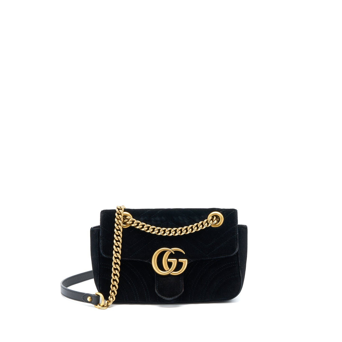 Gucci Mini Marmont Velvet Black