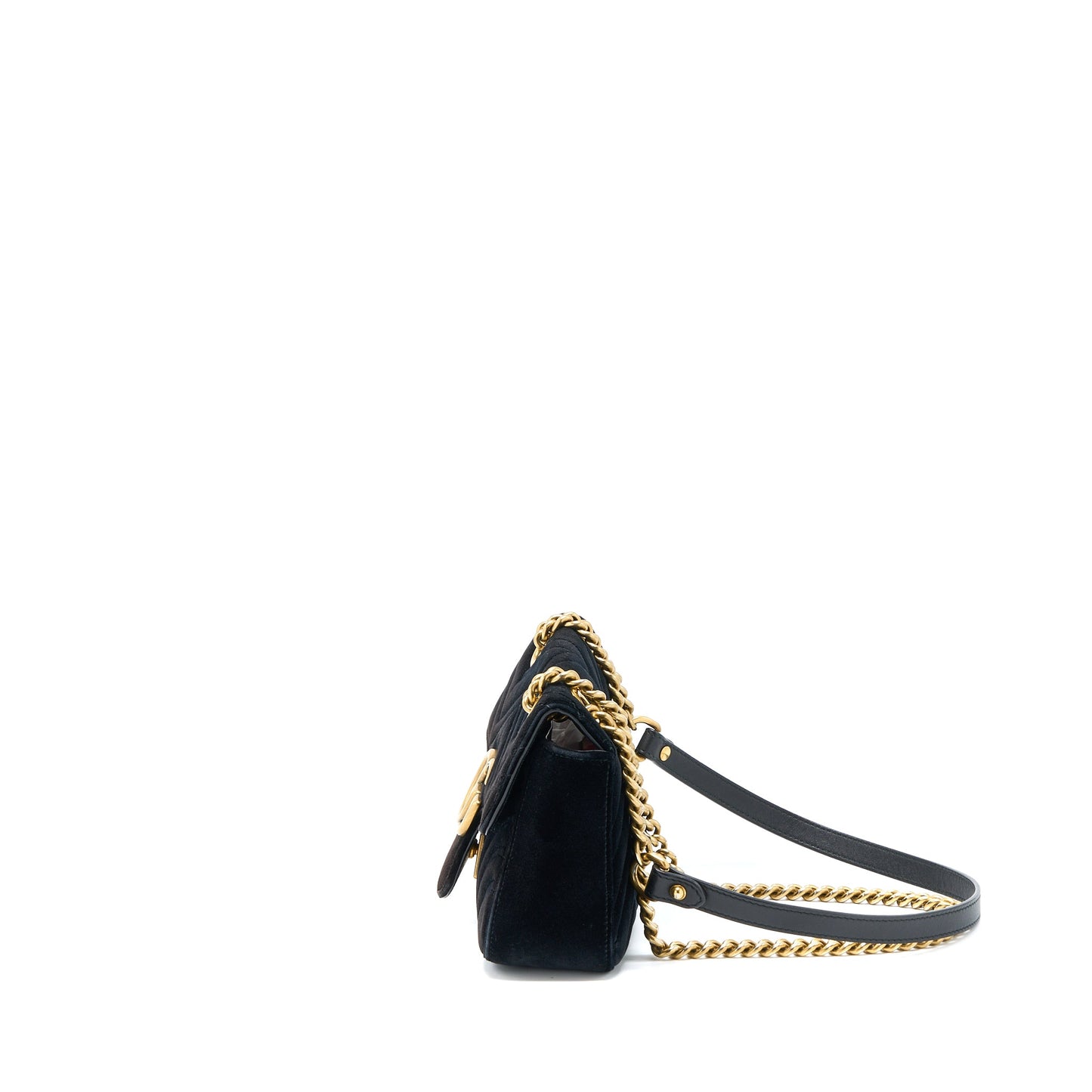 Gucci Mini Marmont Velvet Black