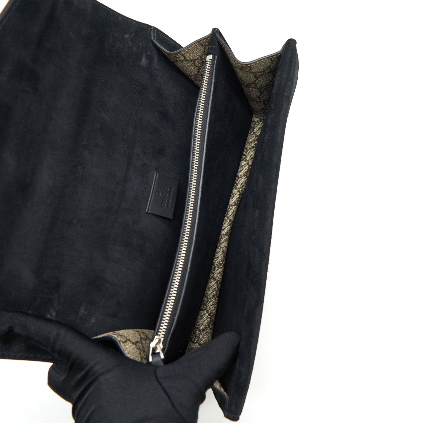 Gucci Dionysus GG Shoulder Bag GG Supreme Canvas / Black SHW