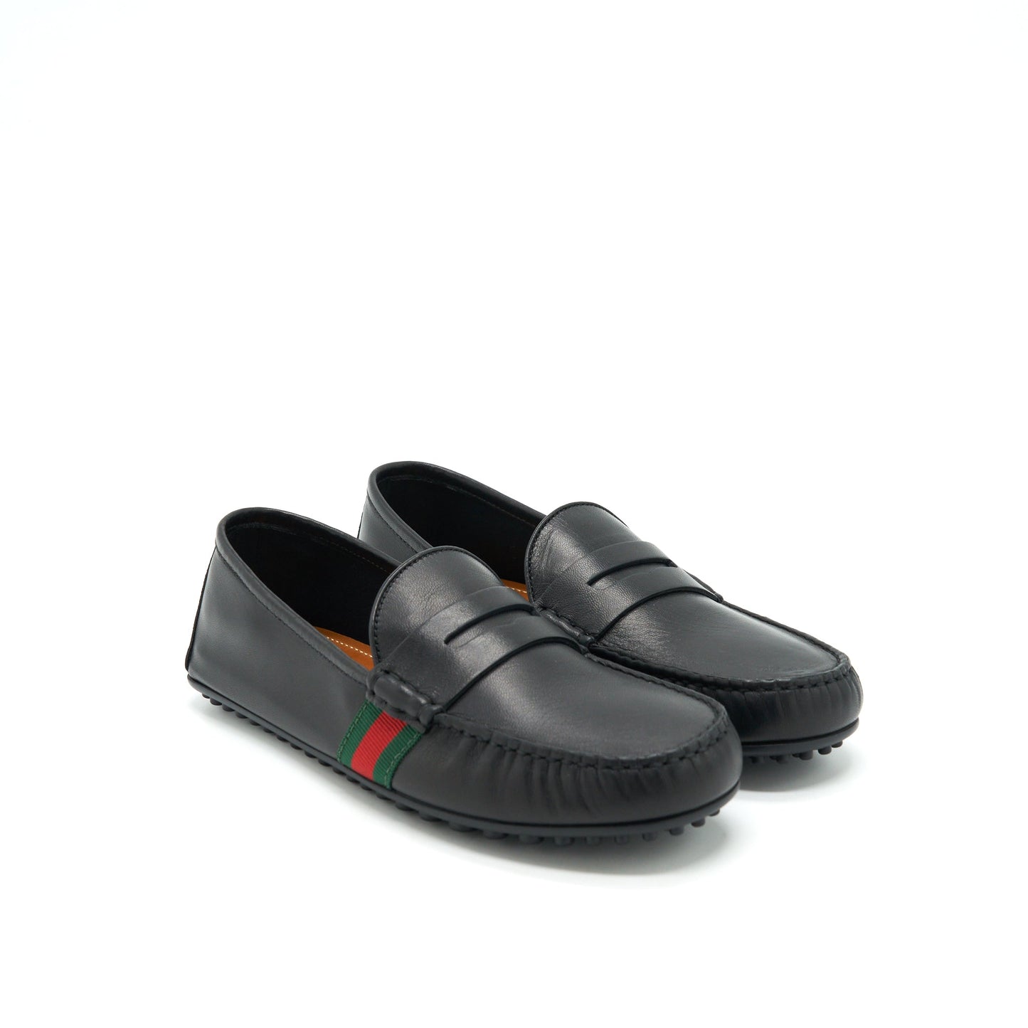 Gucci Size 5 Men�s Leather Loafer Black