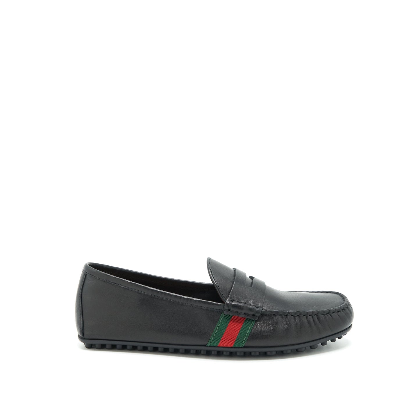 Gucci Size 5 Men�s Leather Loafer Black