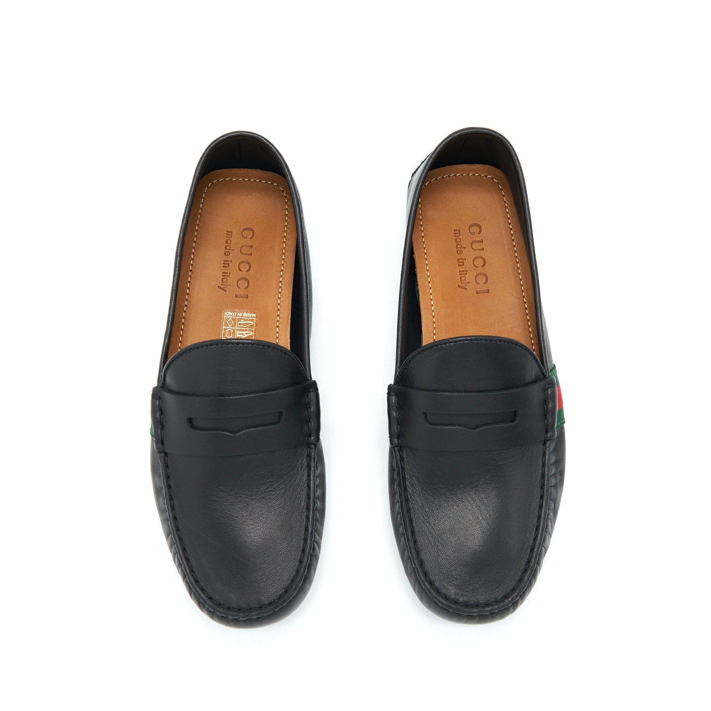 Gucci Size 5 Men�s Leather Loafer Black