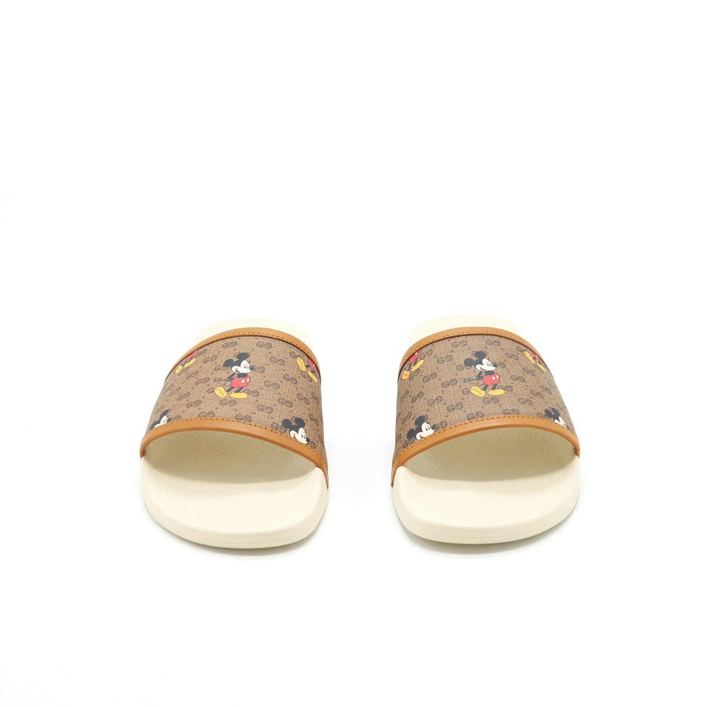Gucci Size38 X Disney Mickey Mouse Canvas Sliders