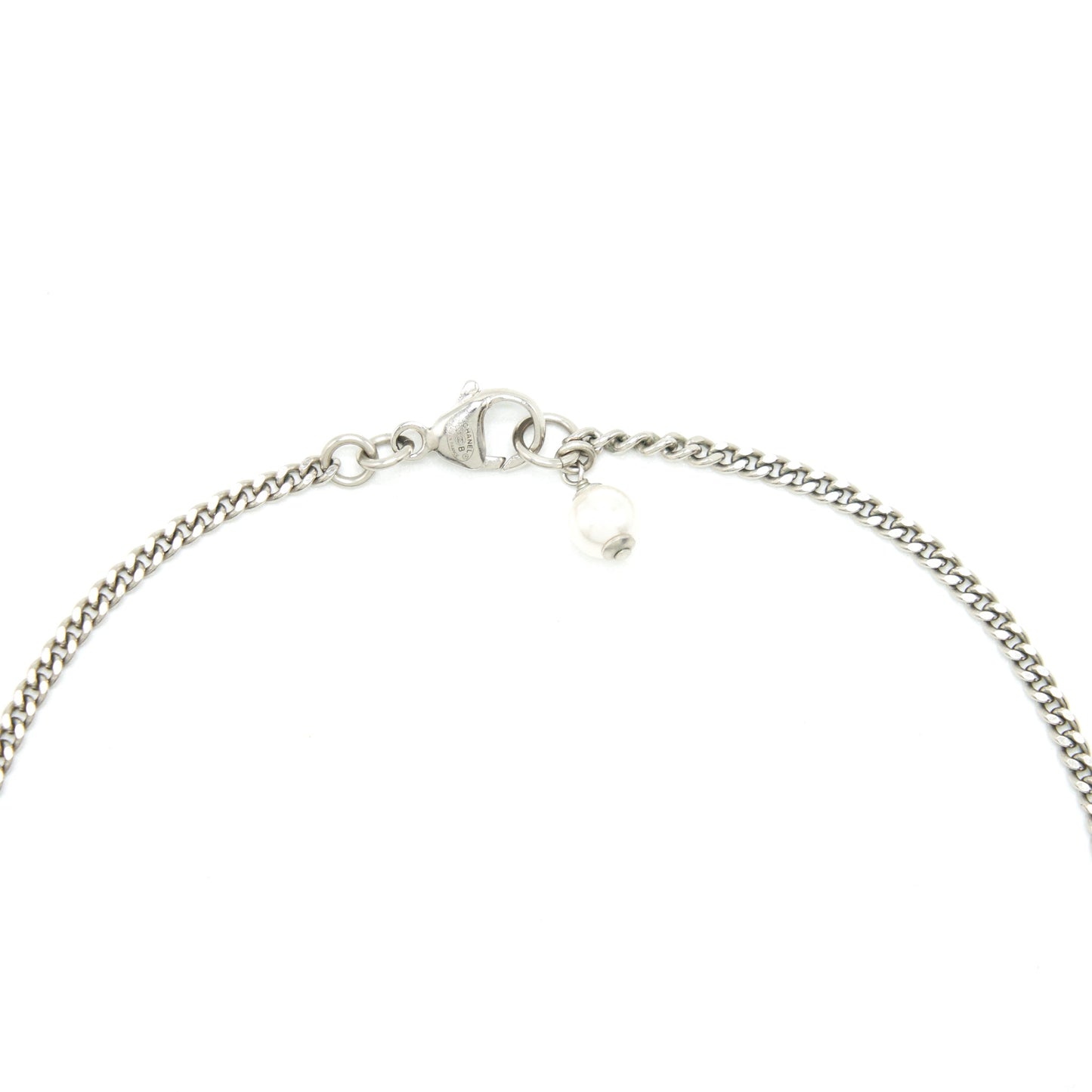 Chanel mini CC logo necklace