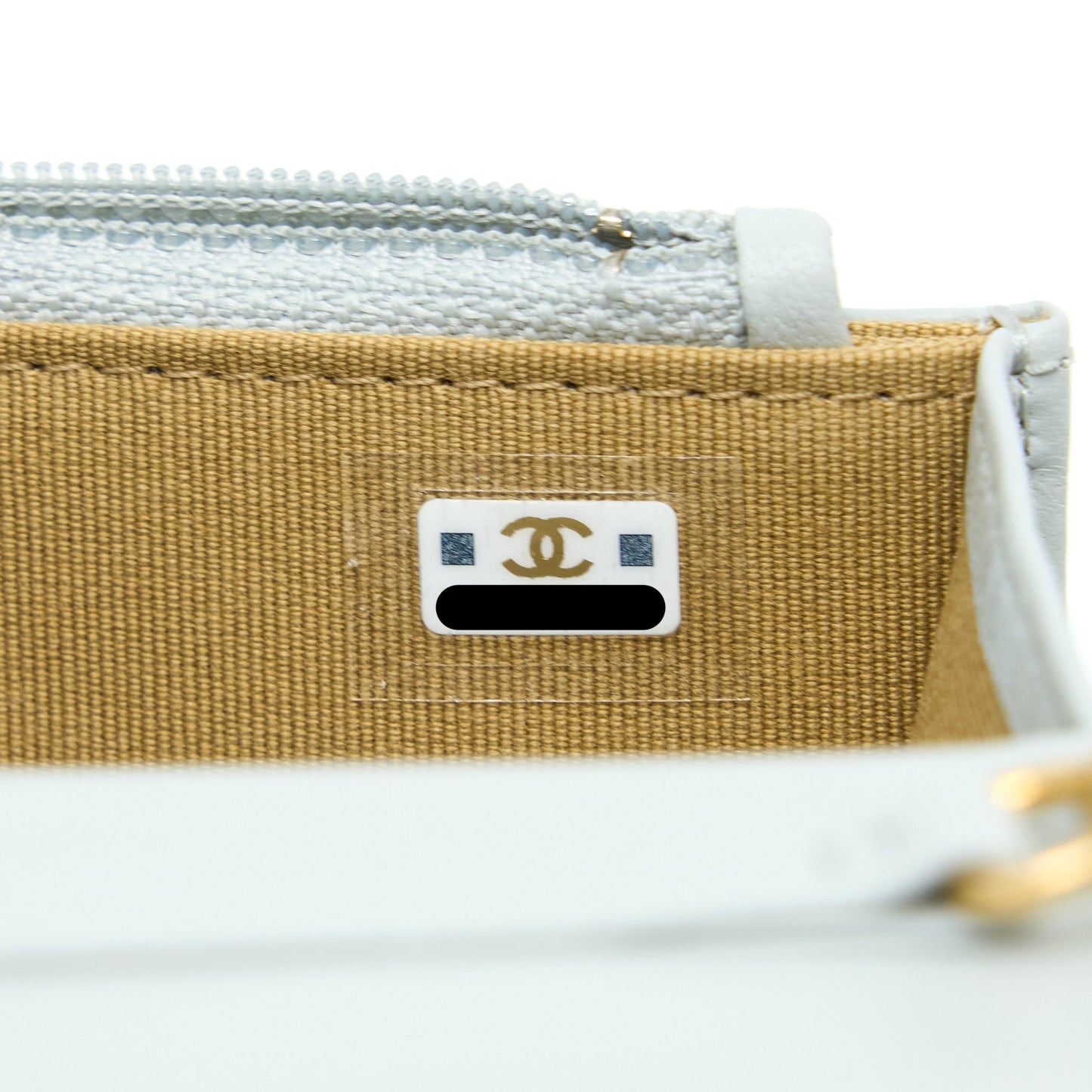 Chanel 23C Pearl Crush Mini Flap Bag Lambskin Light Grey Brushed (Microchip)