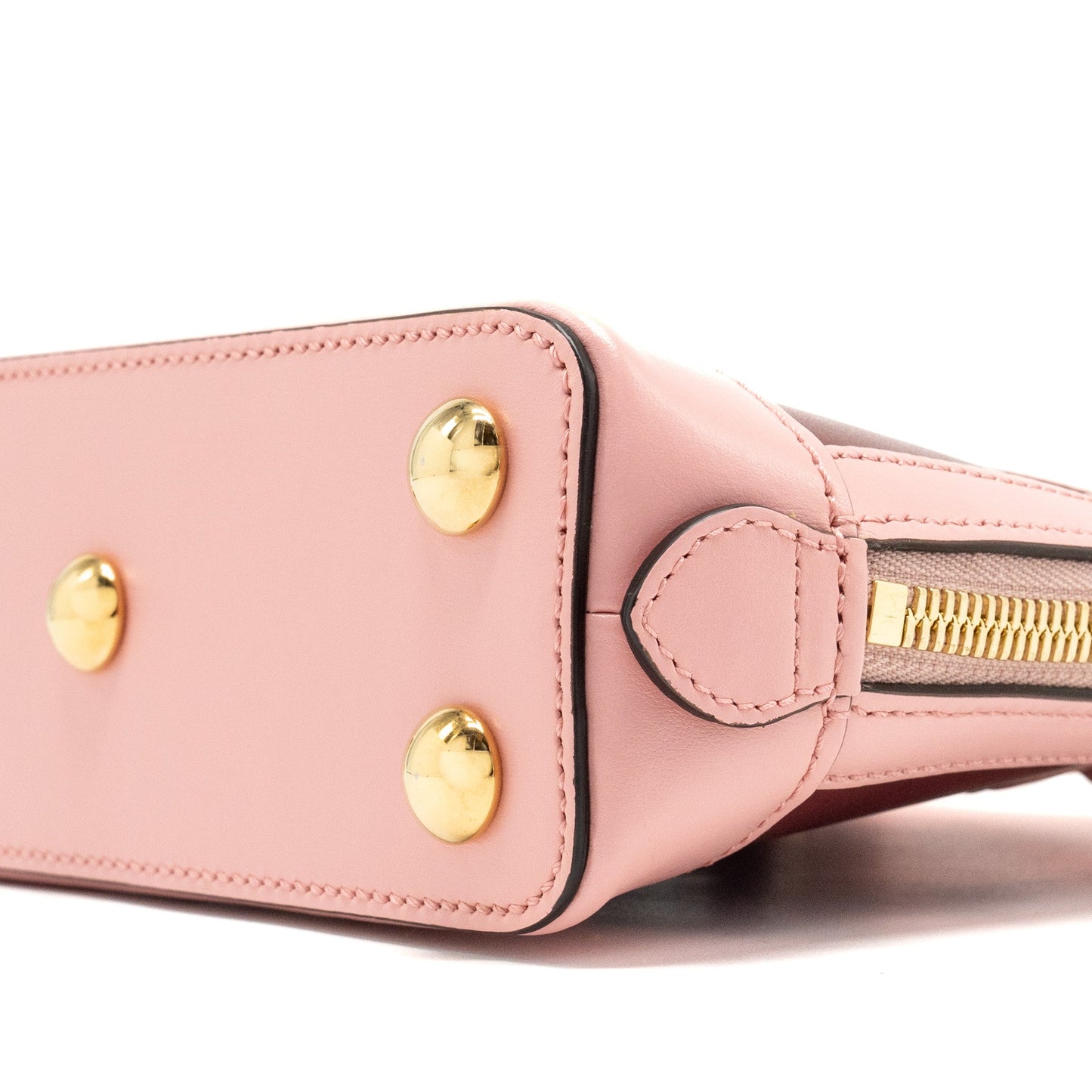 Gucci Horsebit 1955 mini top handle bag calfskin multicolour pink