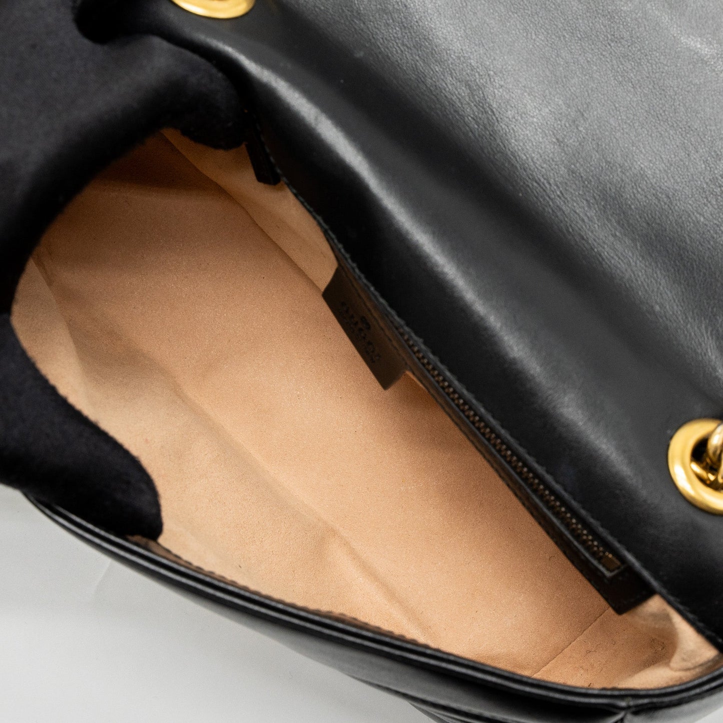 Gucci Small GG Marmont Bag Calfskin Black
